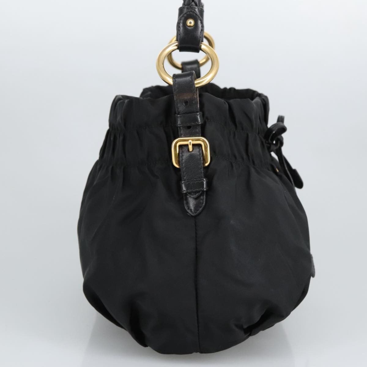Prada Black Synthetic Shoulder Bag (Pre-Owned) Size ONE SIZE - 4 Thumbnail