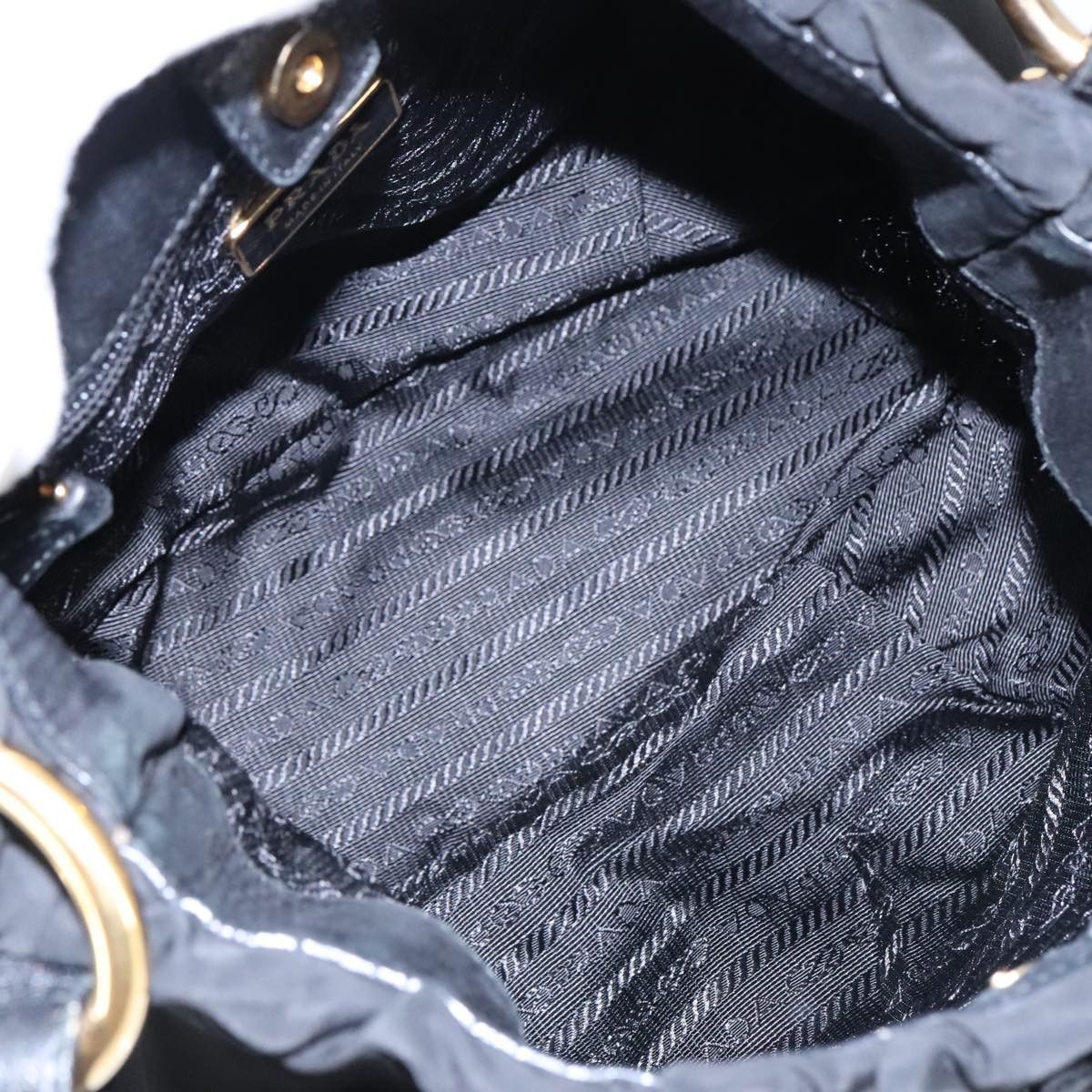 Prada Black Synthetic Shoulder Bag (Pre-Owned) Size ONE SIZE - 16 Thumbnail