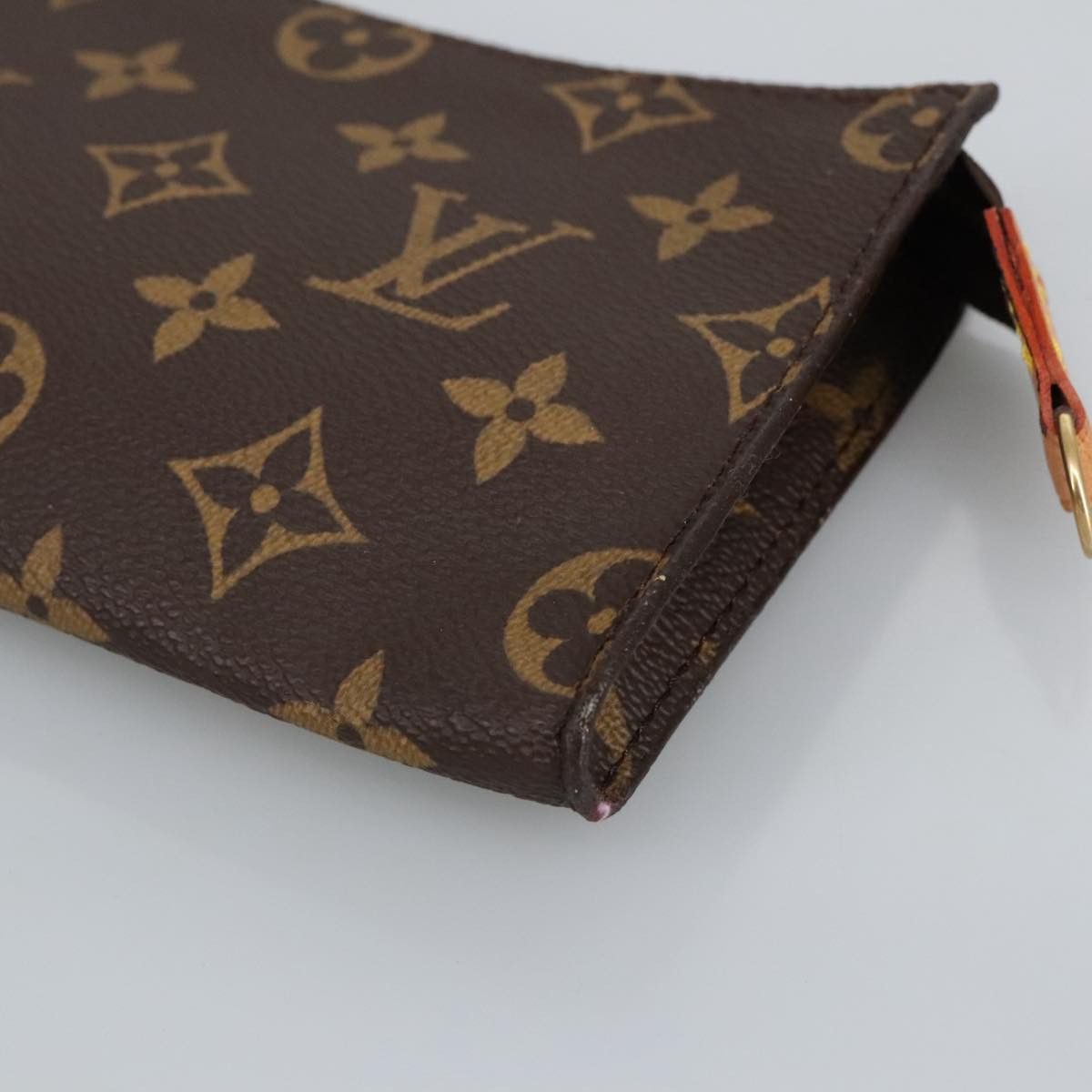 Louis Vuitton Poche Toilette Brown Canvas Clutch Bag (Pre-Owned) Size ONE SIZE - 8 Thumbnail
