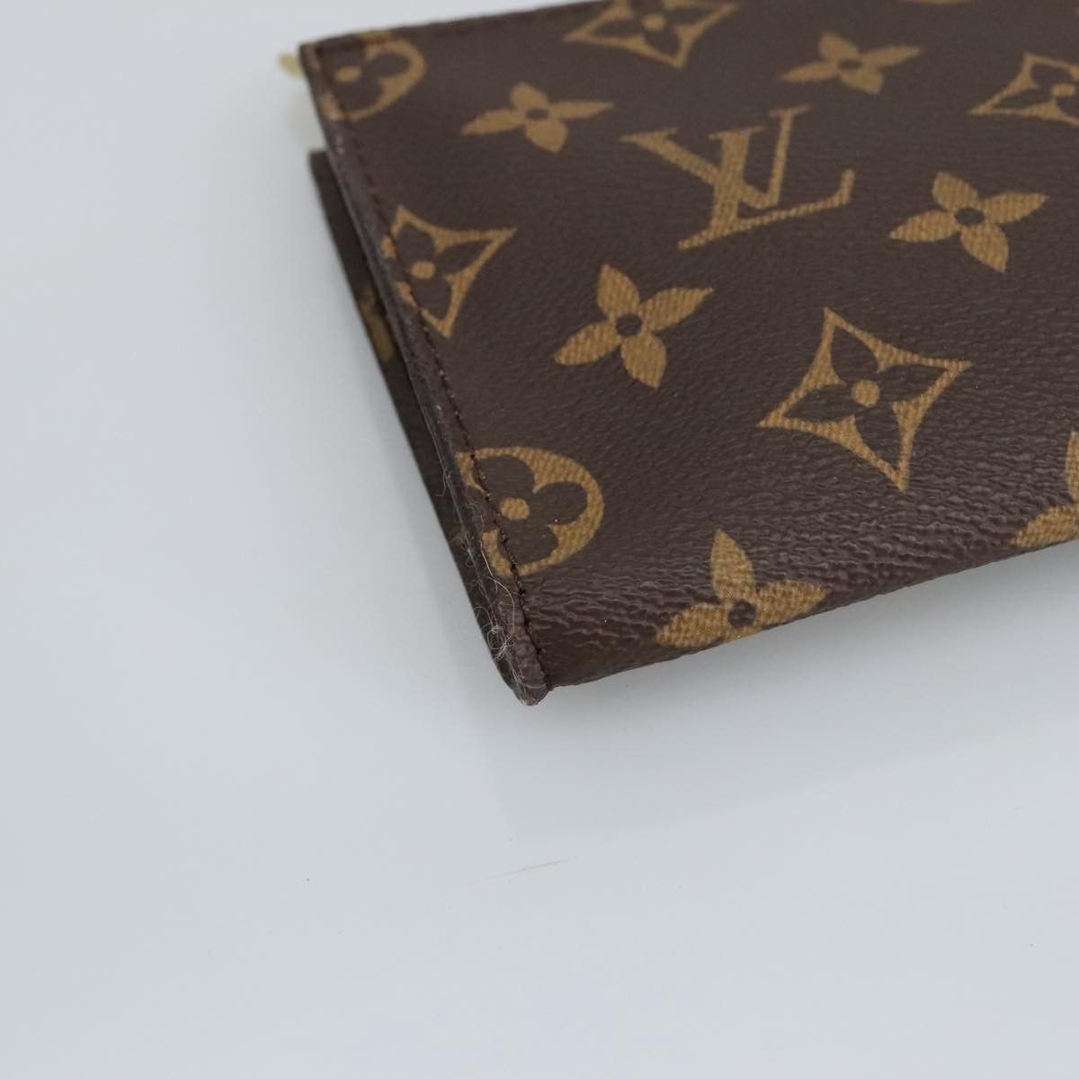 Louis Vuitton Poche Toilette Brown Canvas Clutch Bag (Pre-Owned) Size ONE SIZE - 9 Thumbnail