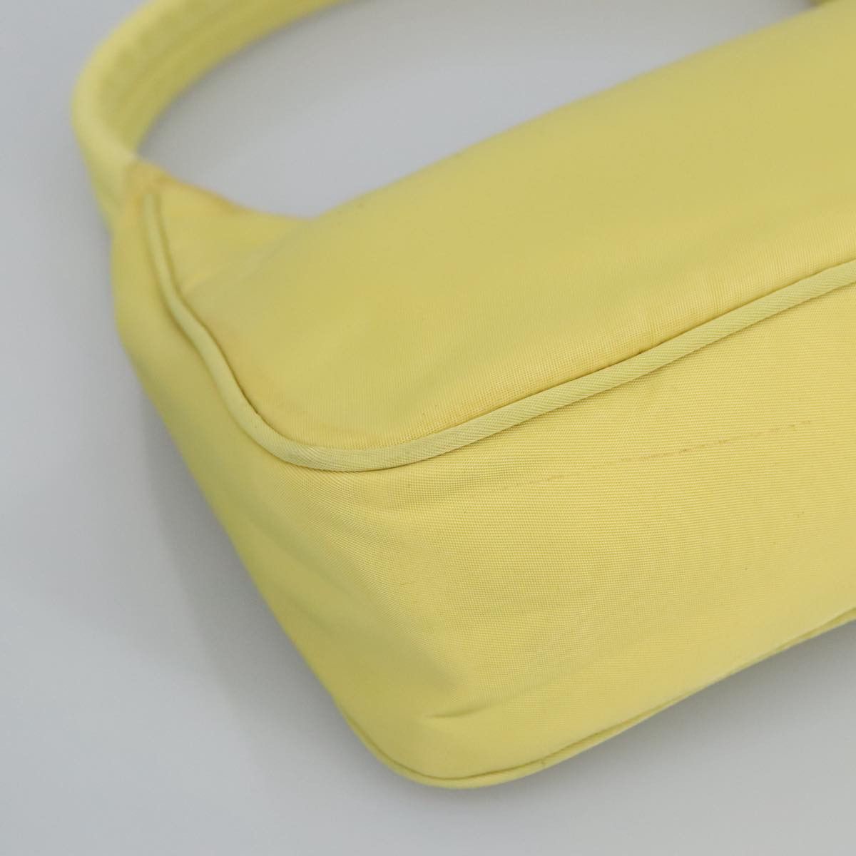 Prada Tessuto Yellow Synthetic Handbag (Pre-Owned) Size ONE SIZE - 13 Thumbnail