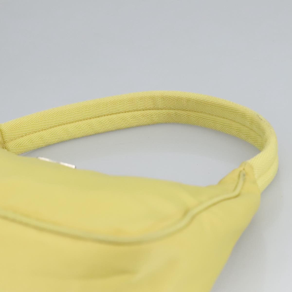 Prada Tessuto Yellow Synthetic Handbag (Pre-Owned) Size ONE SIZE - 8 Thumbnail