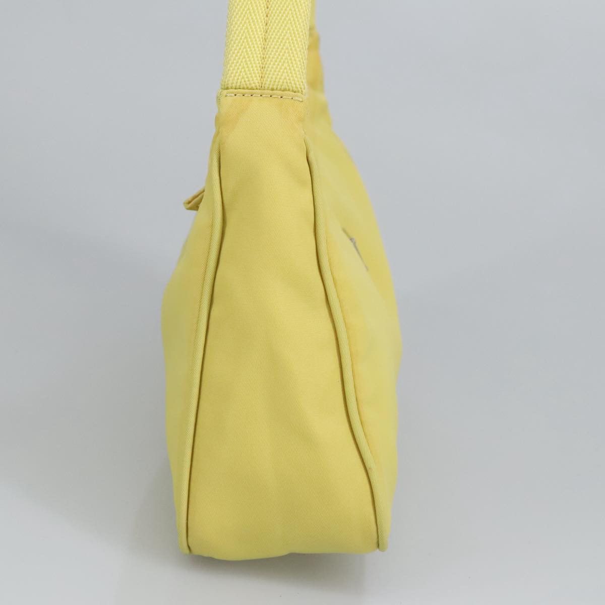 Prada Tessuto Yellow Synthetic Handbag (Pre-Owned) Size ONE SIZE - 4 Thumbnail