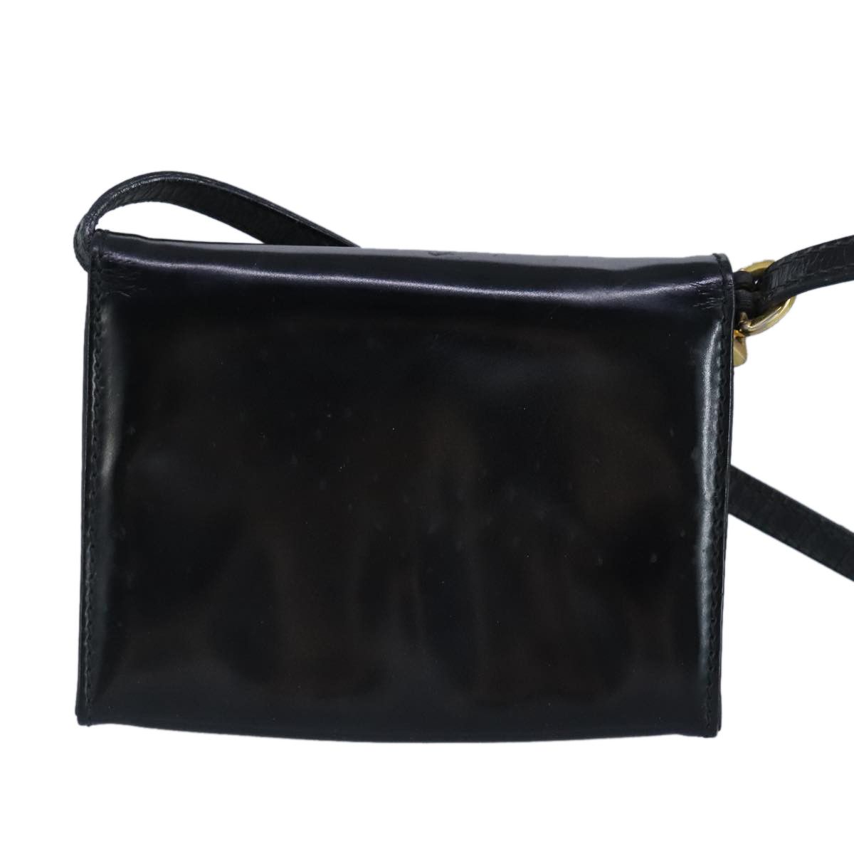 Salvatore Ferragamo Vara Black Patent Leather Shoulder Bag (Pre-Owned) Size ONE SIZE - 3 Thumbnail