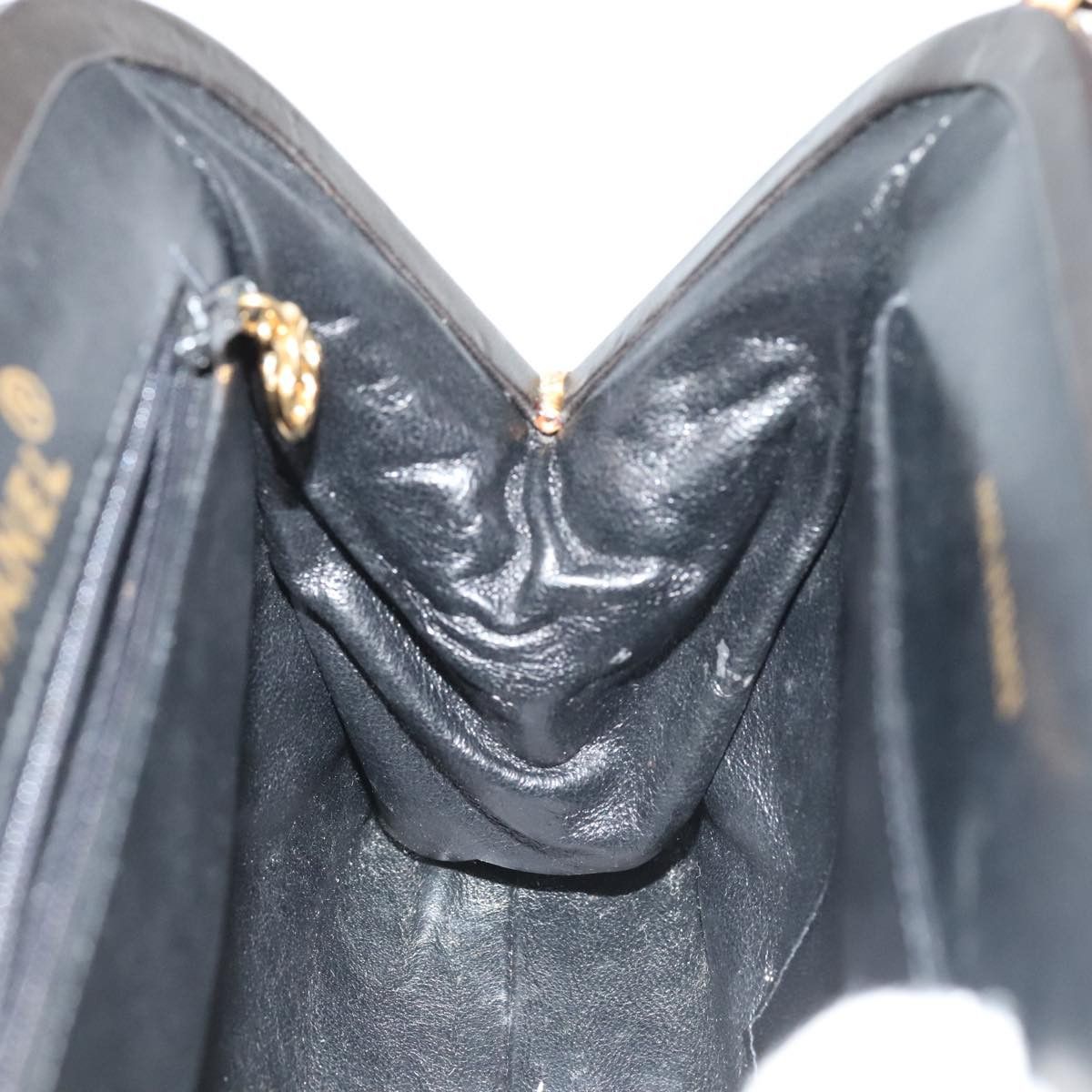 Chanel Coco Mark Black Leather Shoulder Bag (Pre-Owned) Size ONE SIZE - 17 Thumbnail