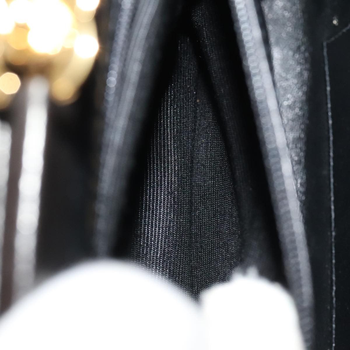 Chanel Coco Mark Black Leather Shoulder Bag (Pre-Owned) Size ONE SIZE - 19 Thumbnail
