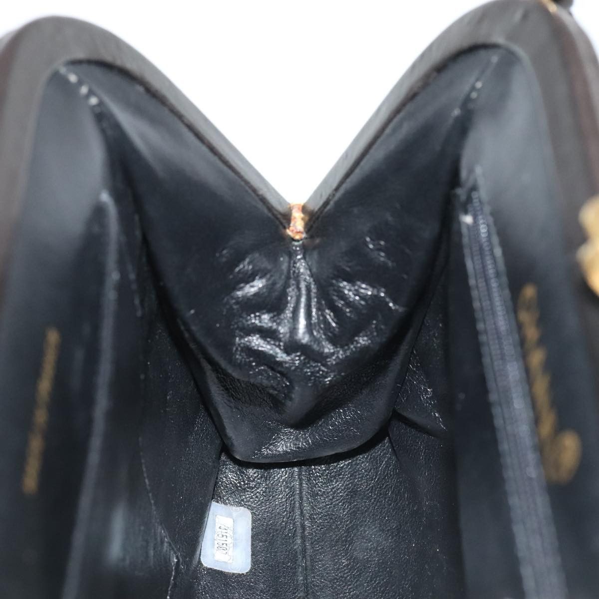 Chanel Coco Mark Black Leather Shoulder Bag (Pre-Owned) Size ONE SIZE - 18 Thumbnail
