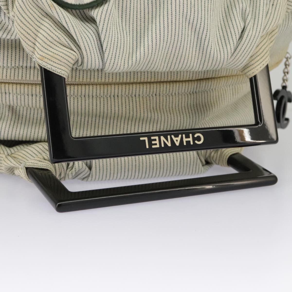 Chanel Beige Canvas Handbag (Pre-Owned) Size ONE SIZE - 7 Thumbnail