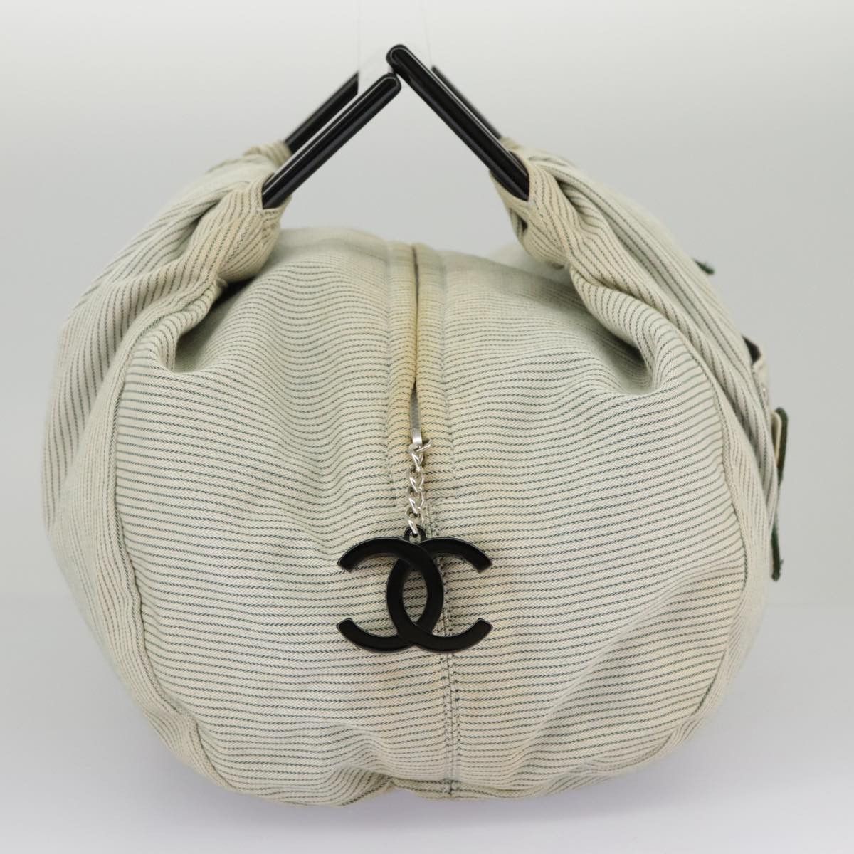 Chanel Beige Canvas Handbag (Pre-Owned) Size ONE SIZE - 5 Thumbnail