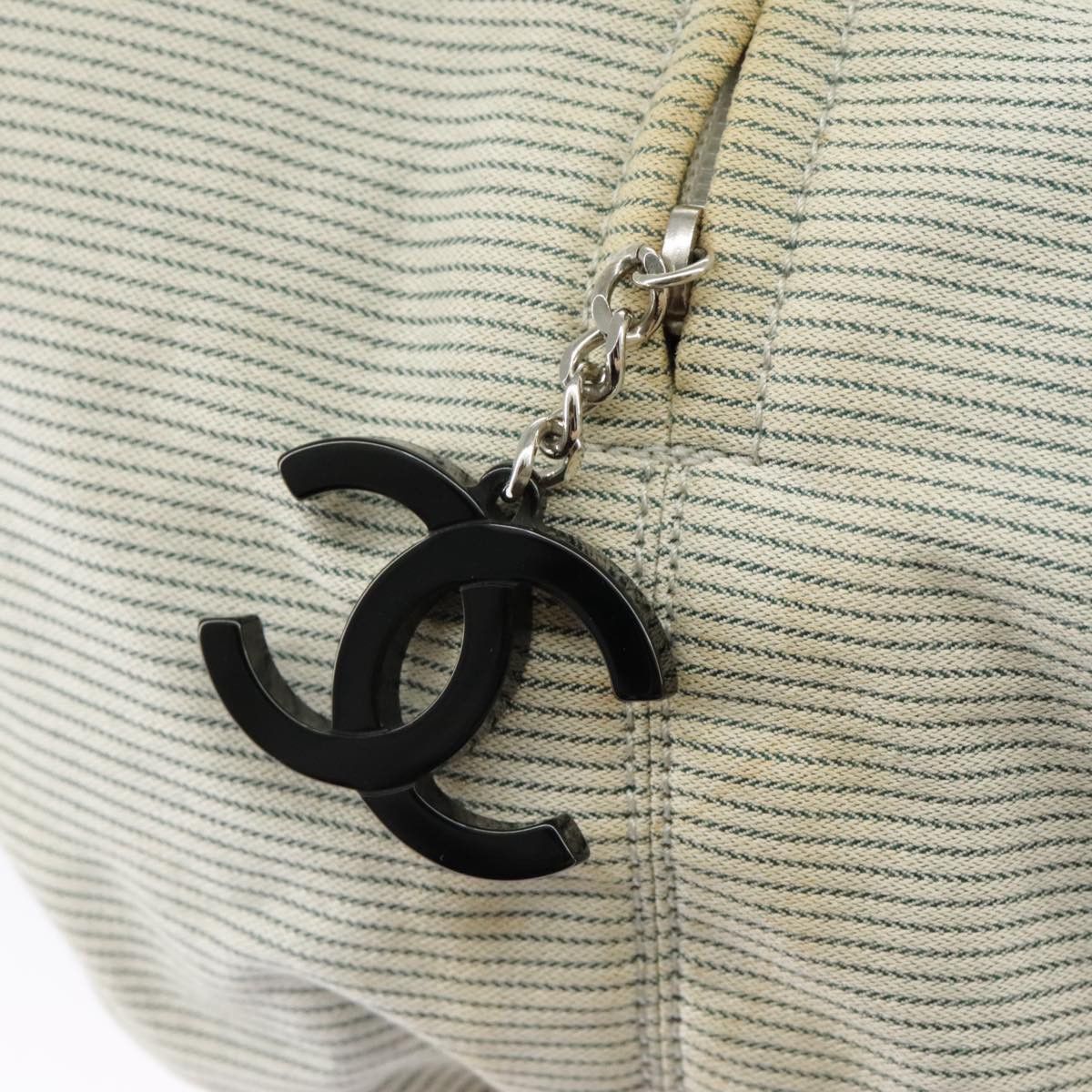 Chanel Beige Canvas Handbag (Pre-Owned) Size ONE SIZE - 17 Thumbnail