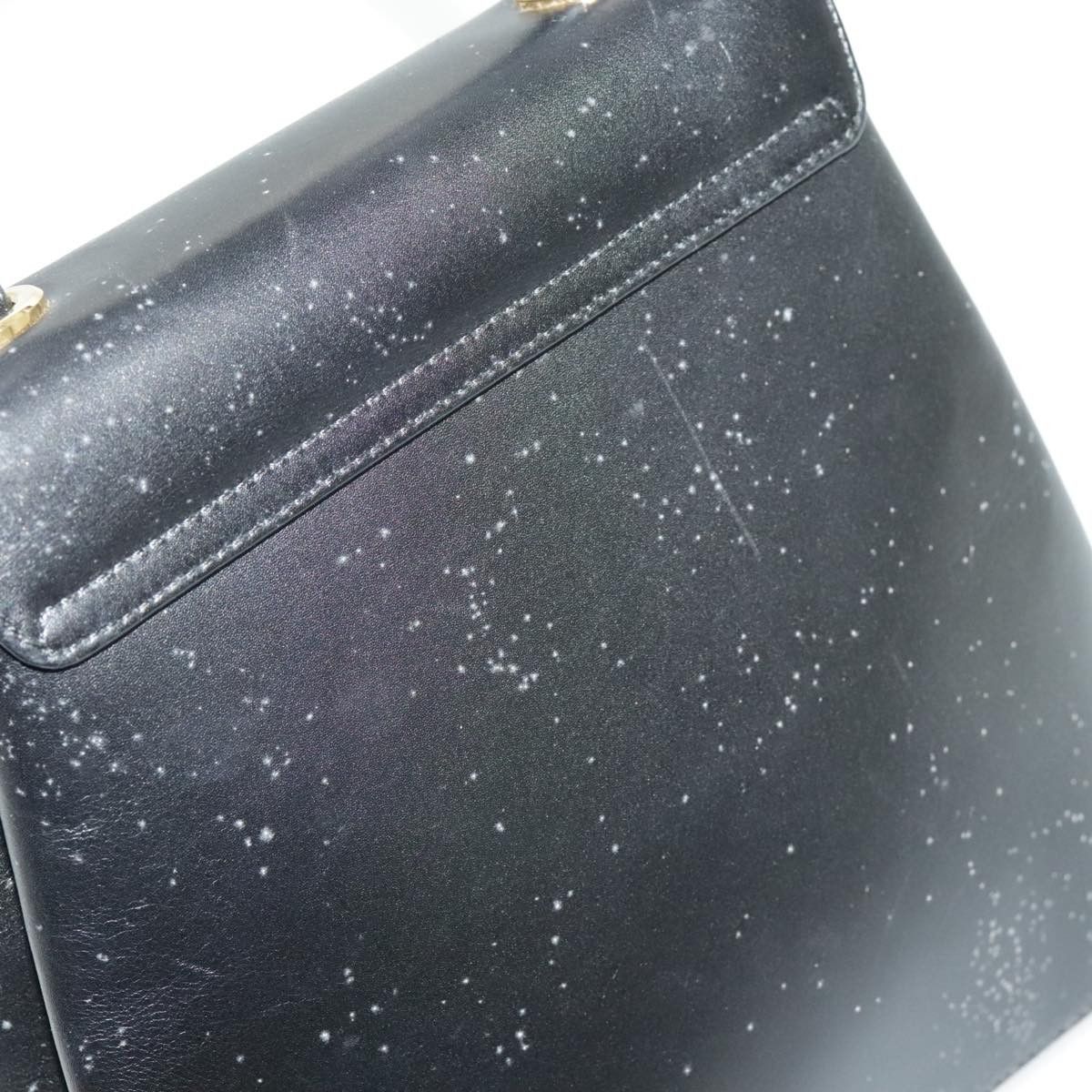 Salvatore Ferragamo Black Leather Handbag (Pre-Owned) Size ONE SIZE - 15 Thumbnail