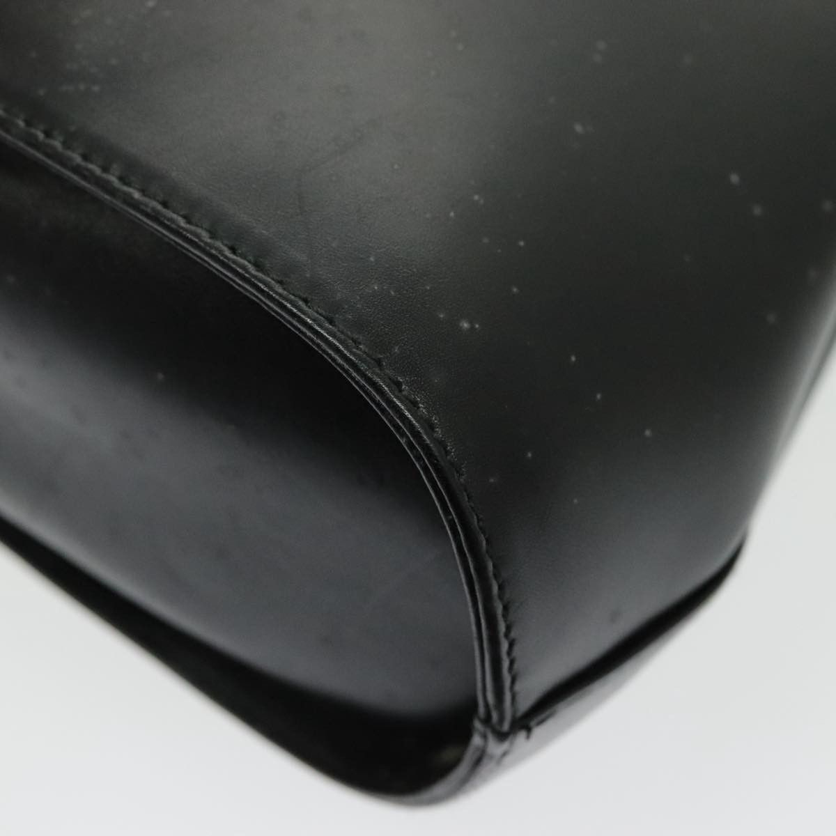 Salvatore Ferragamo Black Leather Handbag (Pre-Owned) Size ONE SIZE - 13 Thumbnail