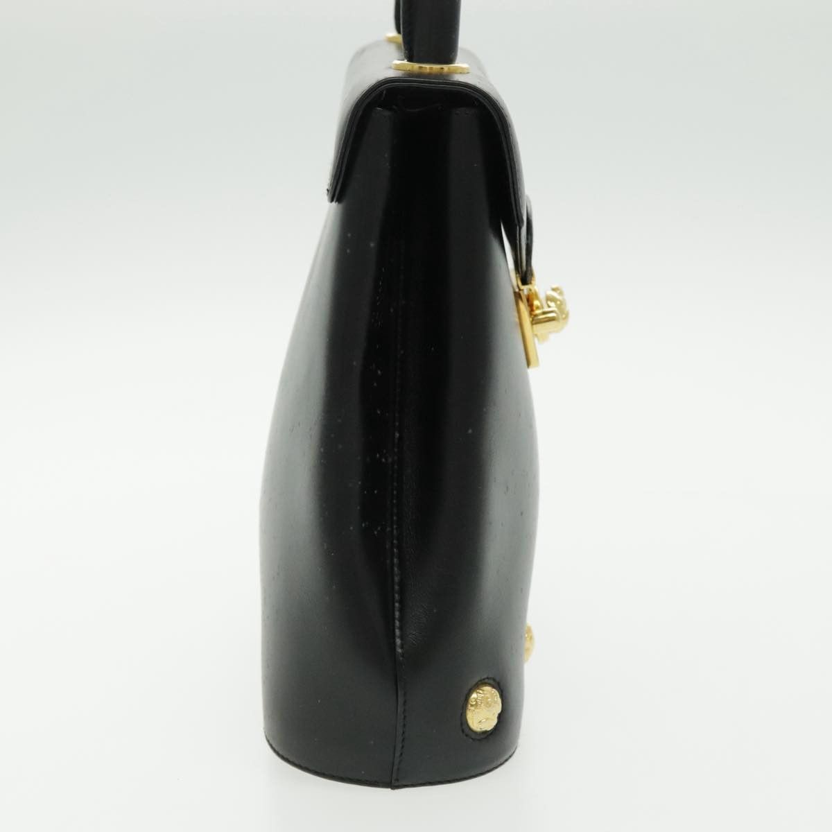 Salvatore Ferragamo Black Leather Handbag (Pre-Owned) Size ONE SIZE - 5 Thumbnail