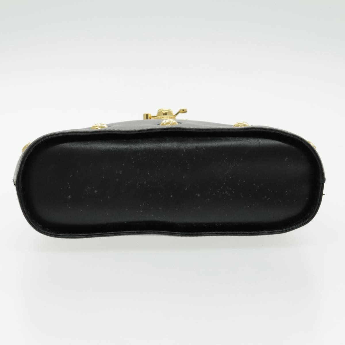 Salvatore Ferragamo Black Leather Handbag (Pre-Owned) Size ONE SIZE - 9 Thumbnail