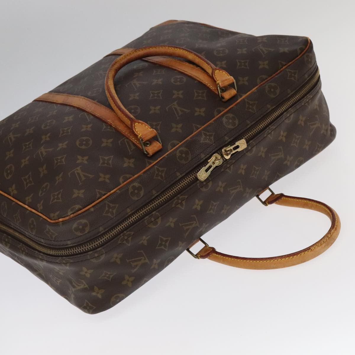 Louis Vuitton Sirius Brown Canvas Travel Bag (Pre-Owned) Size ONE SIZE - 6 Thumbnail