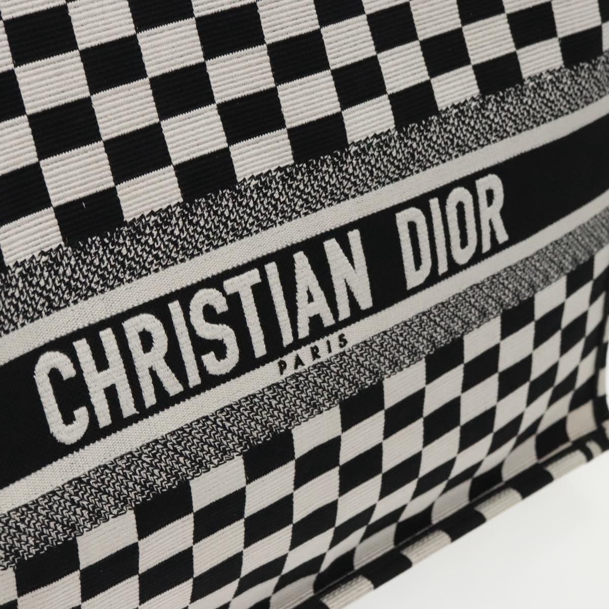 Dior Book Tote White Canvas Tote Bag (Pre-Owned) Size ONE SIZE - 14 Thumbnail