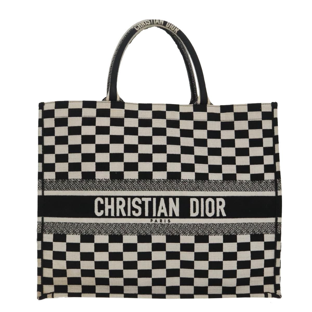 Dior Book Tote White Canvas Tote Bag (Pre-Owned) Size ONE SIZE - 2 Thumbnail
