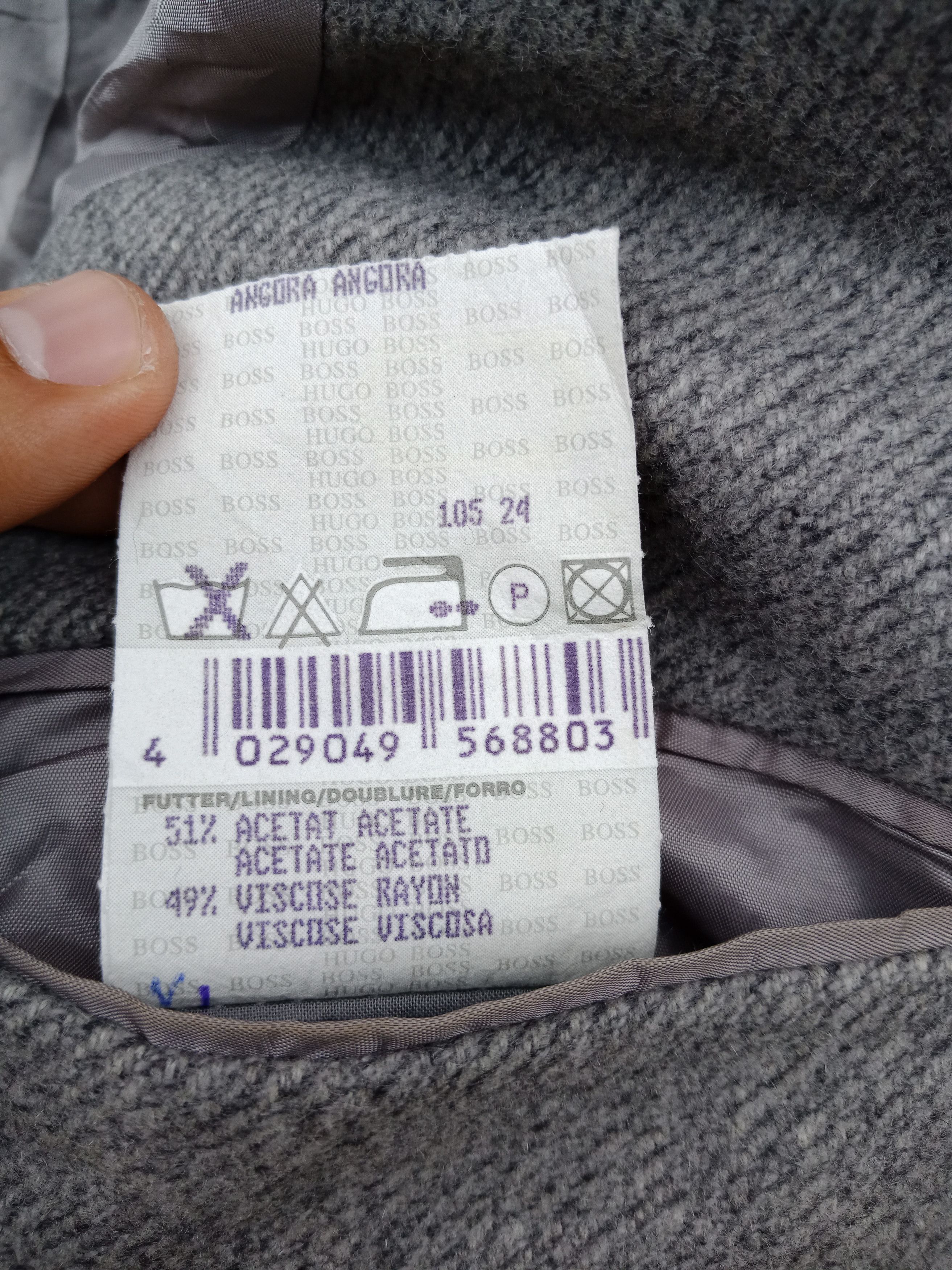Hugo Boss Luxury Hugo Boss 80% Virgin Wool Coat Made in Italy Size US M / EU 48-50 / 2 - 9 Thumbnail
