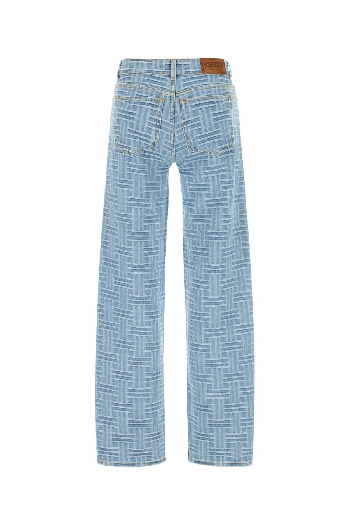 Kenzo Embroidered Denim Jeans Size 24" / US 00 / IT 34 - 2 Thumbnail