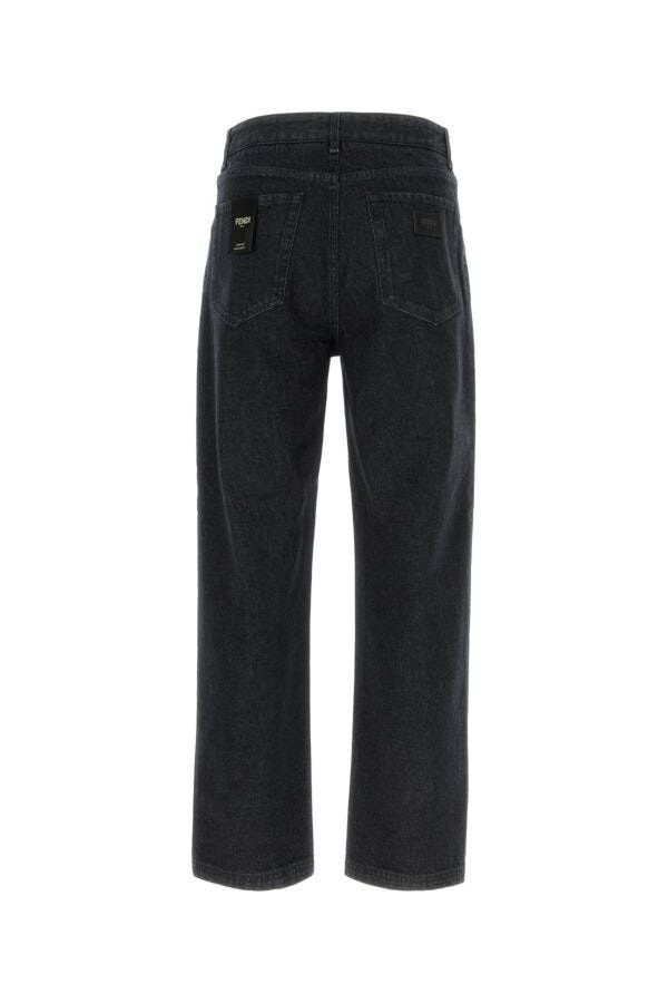 Fendi Black Denim Jeans Size US 31 - 4 Thumbnail