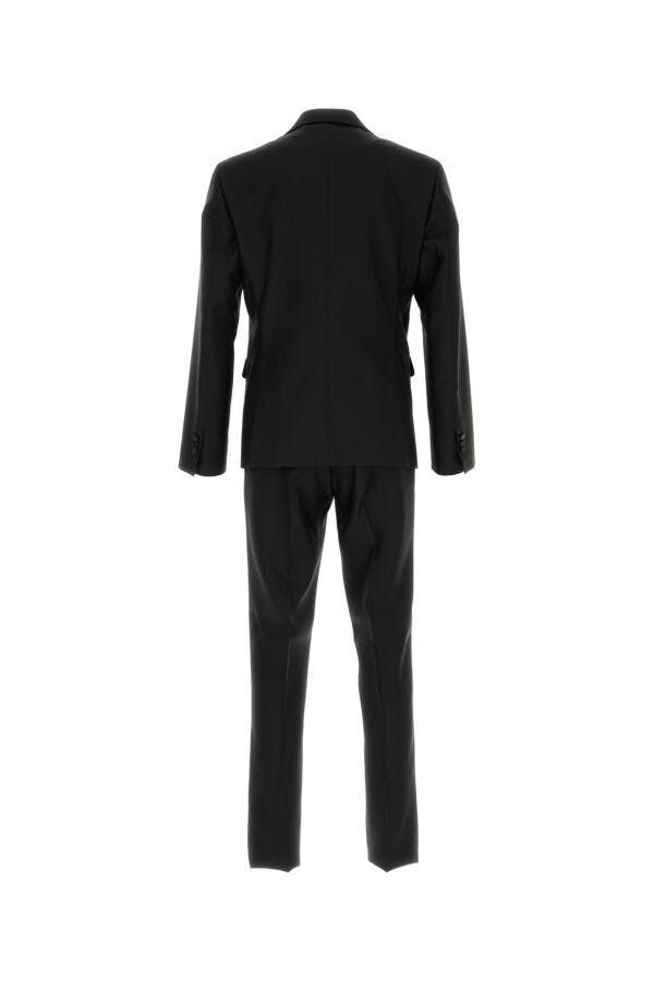 Dsquared2 Black Virgin Wool Blend London Suit Size US M / EU 48-50 / 2 - 4 Thumbnail
