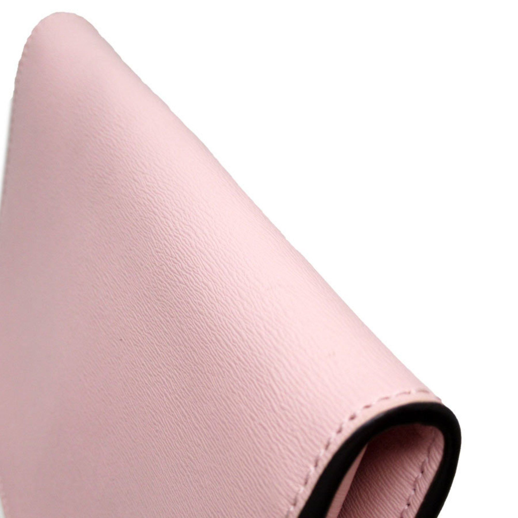 Tory Burch Tory Burch Shoulder Wallet Leather Pink Women's T18893A Size ONE SIZE - 3 Thumbnail
