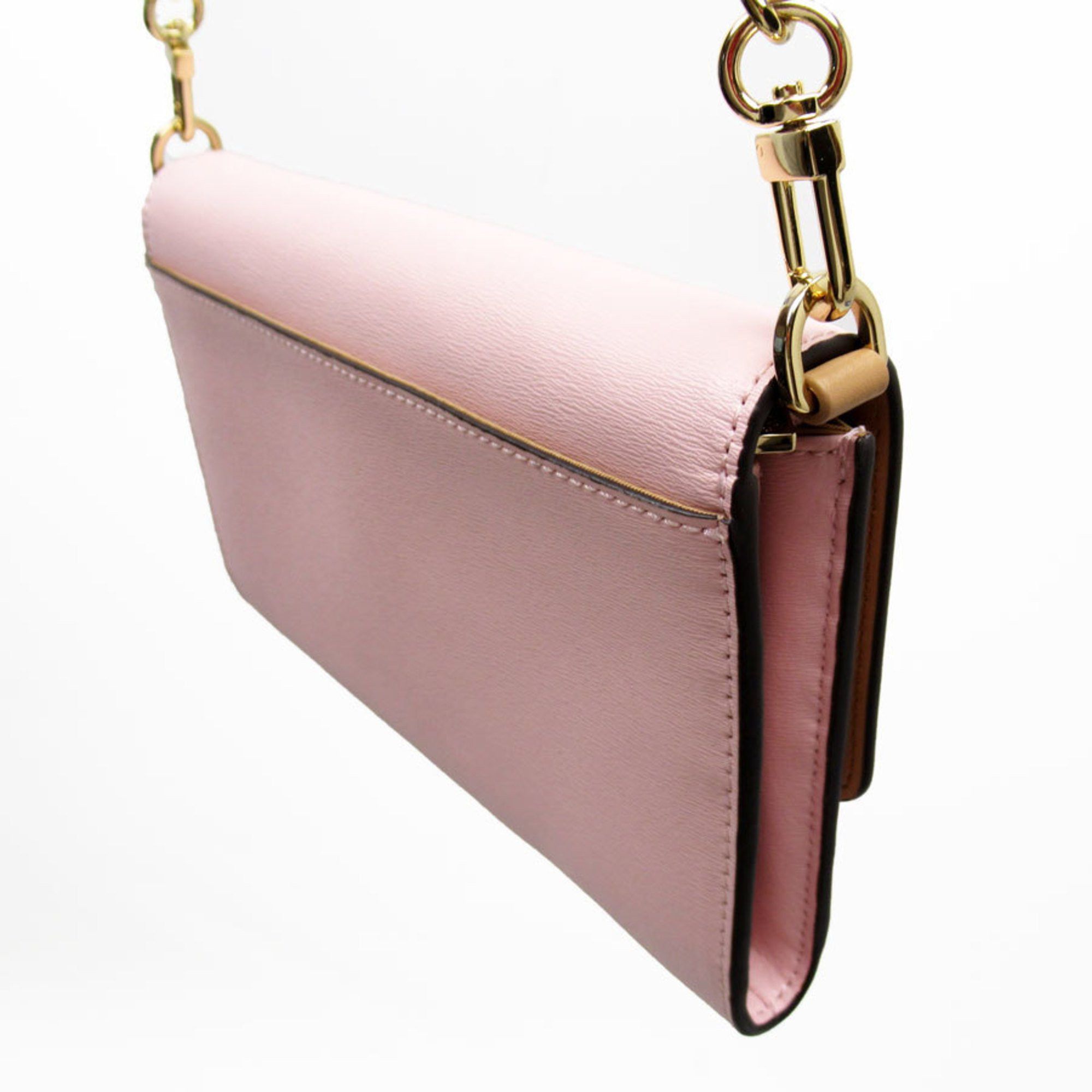 Tory Burch Tory Burch Shoulder Wallet Leather Pink Women's T18893A Size ONE SIZE - 2 Thumbnail