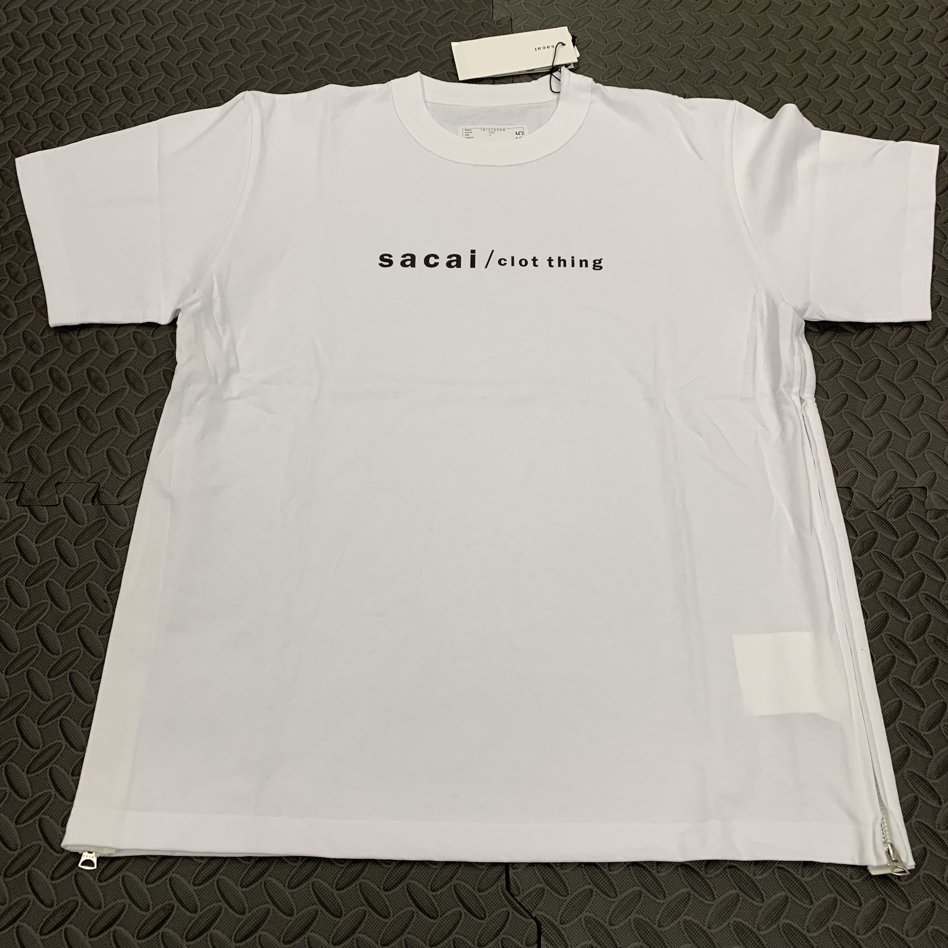 Sacai CLOT x Sacai “Street Couture” WHite T Shirt | Grailed