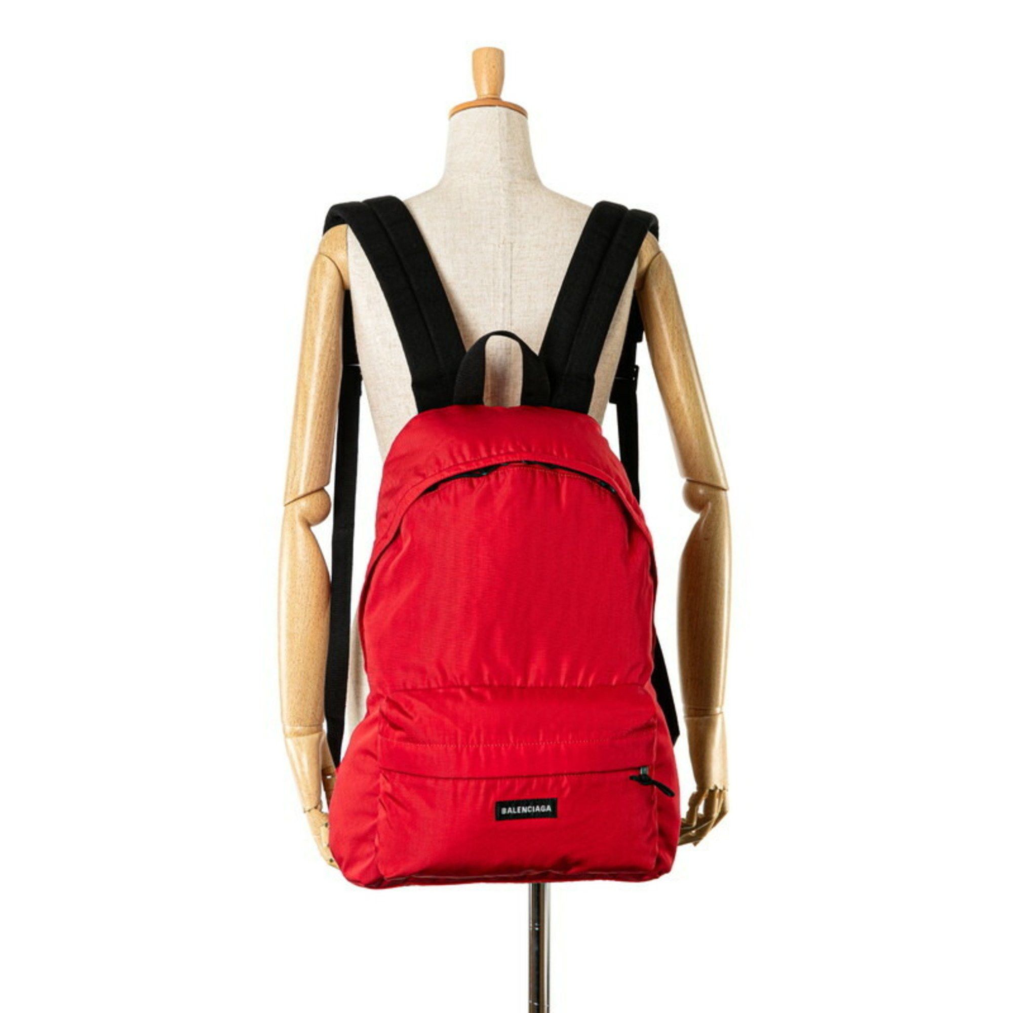 Balenciaga Balenciaga Explorer Backpack 503221 Red Nylon Canvas Men's BALENCIAGA Size ONE SIZE - 7 Thumbnail