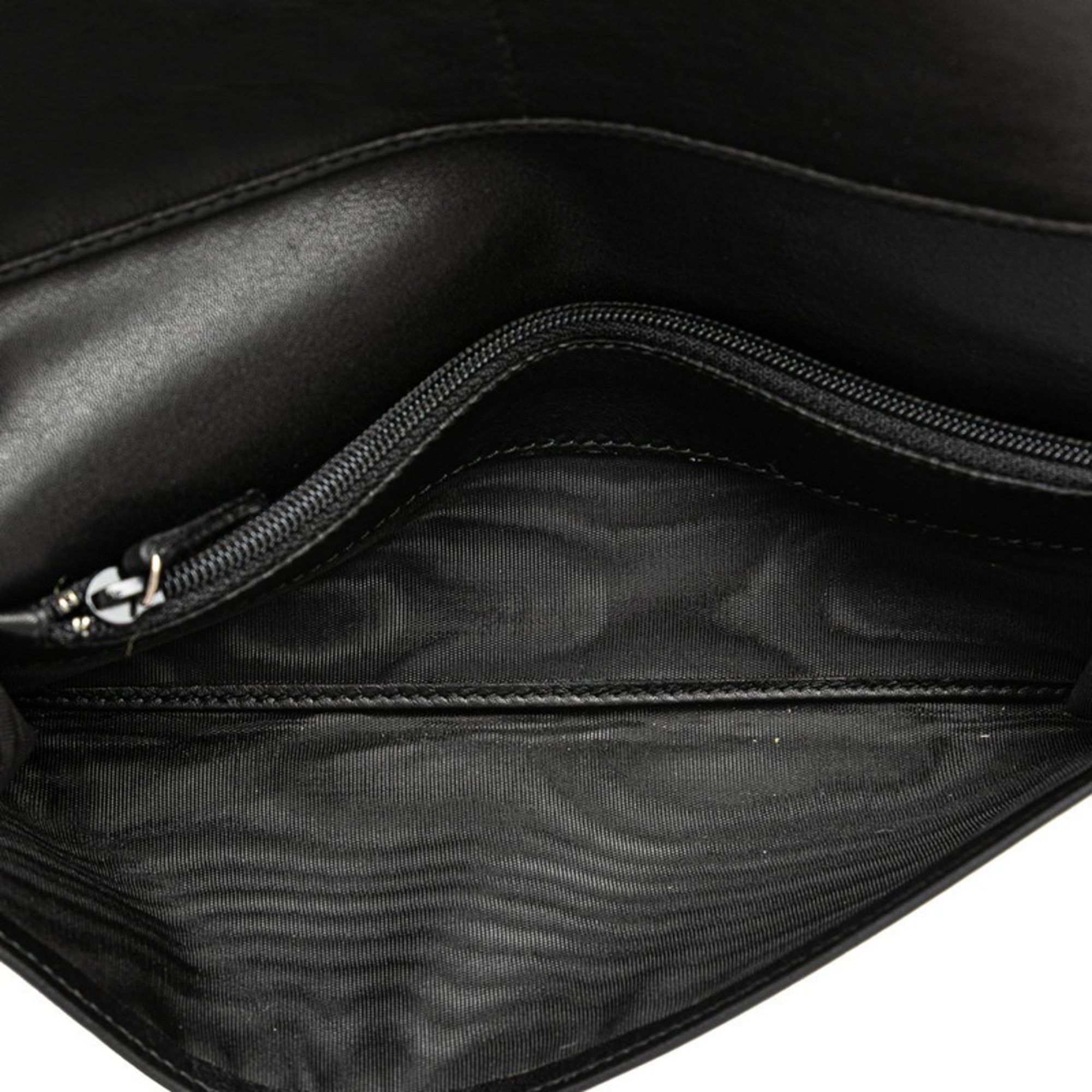 Gucci Gucci G Long Wallet 030 2067 1615 Black Leather Men's GUCCI Size ONE SIZE - 5 Thumbnail