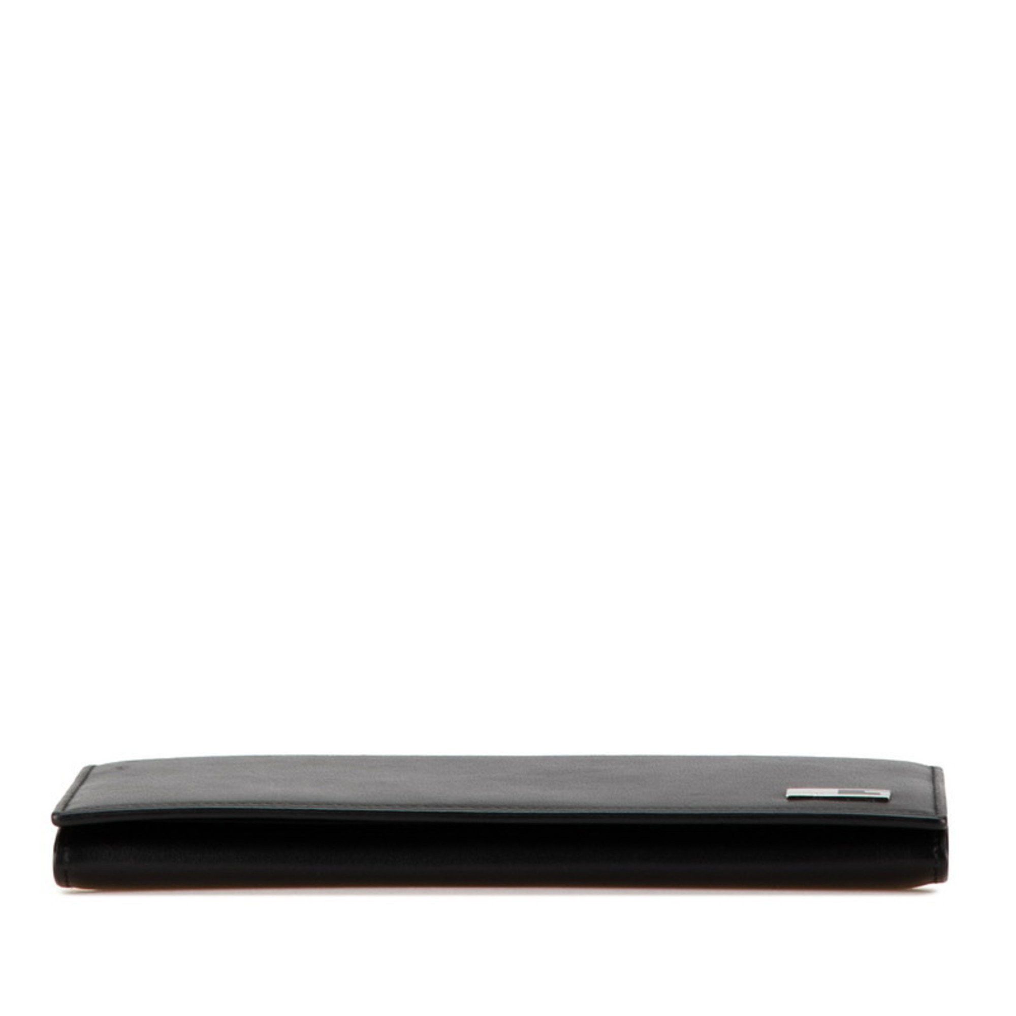 Gucci Gucci G Long Wallet 030 2067 1615 Black Leather Men's GUCCI Size ONE SIZE - 3 Thumbnail