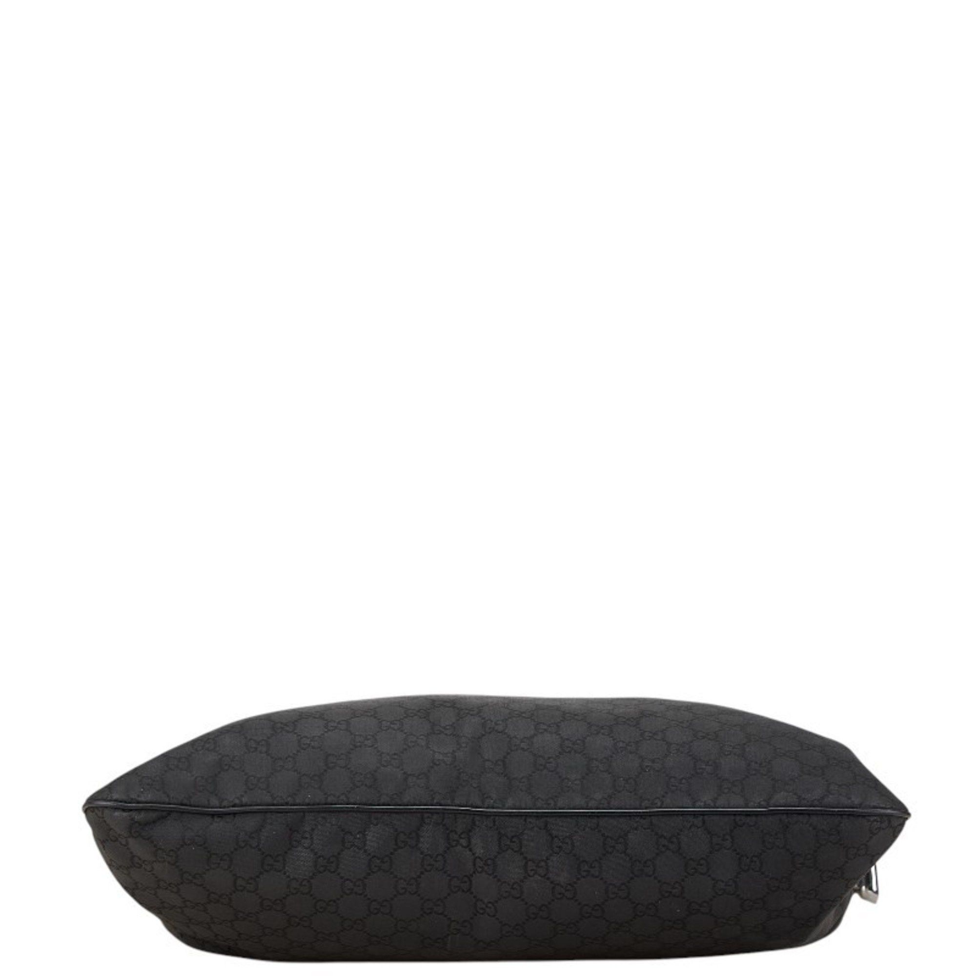 Gucci Gucci GG Nylon Shoulder Bag 190628 Black Leather Men's GUCCI Size ONE SIZE - 3 Thumbnail
