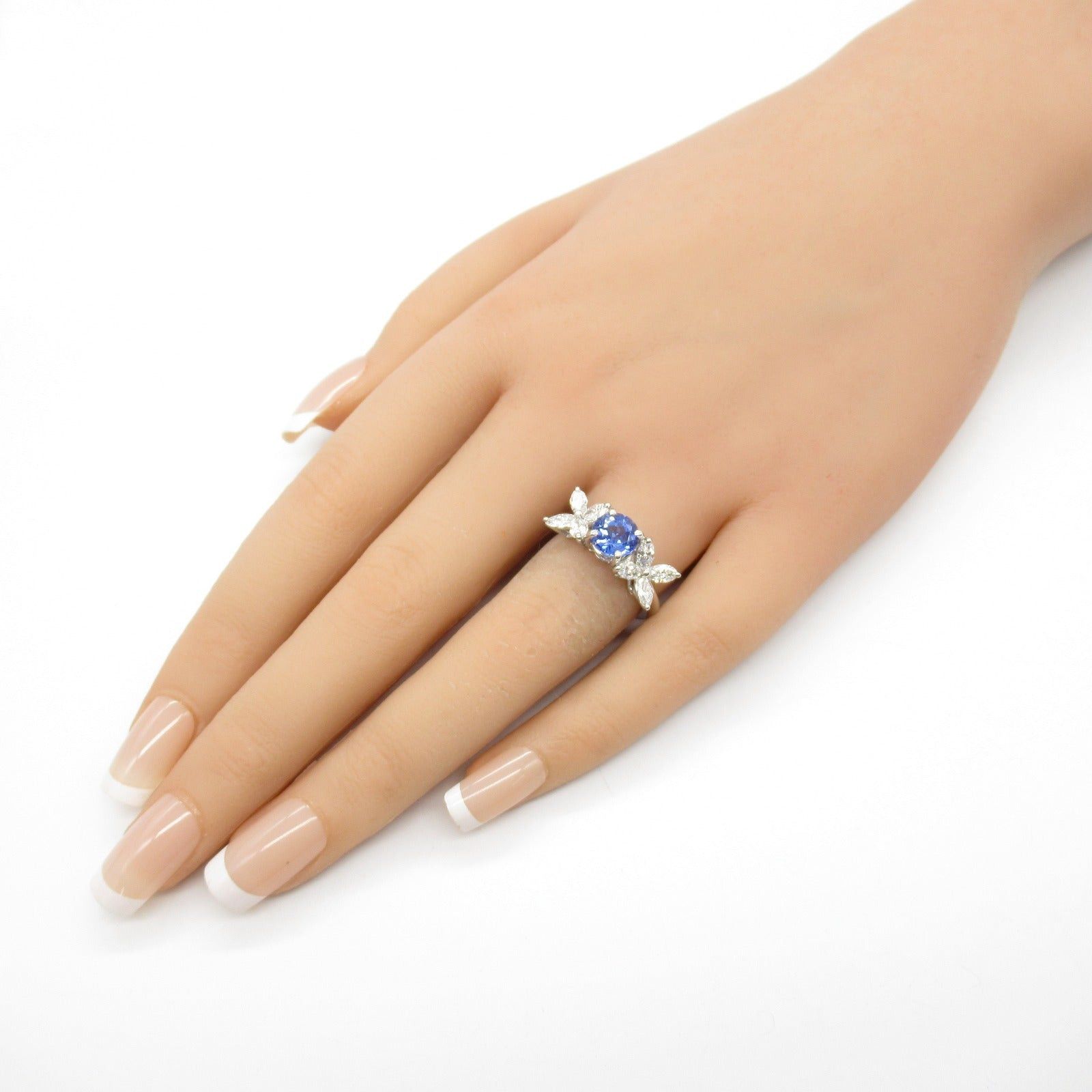 Tiffany & Co. Tiffany Co Victoria Ring Tanzanite Pt950 Platinum Diamond Blue Clear Size ONE SIZE - 9 Thumbnail