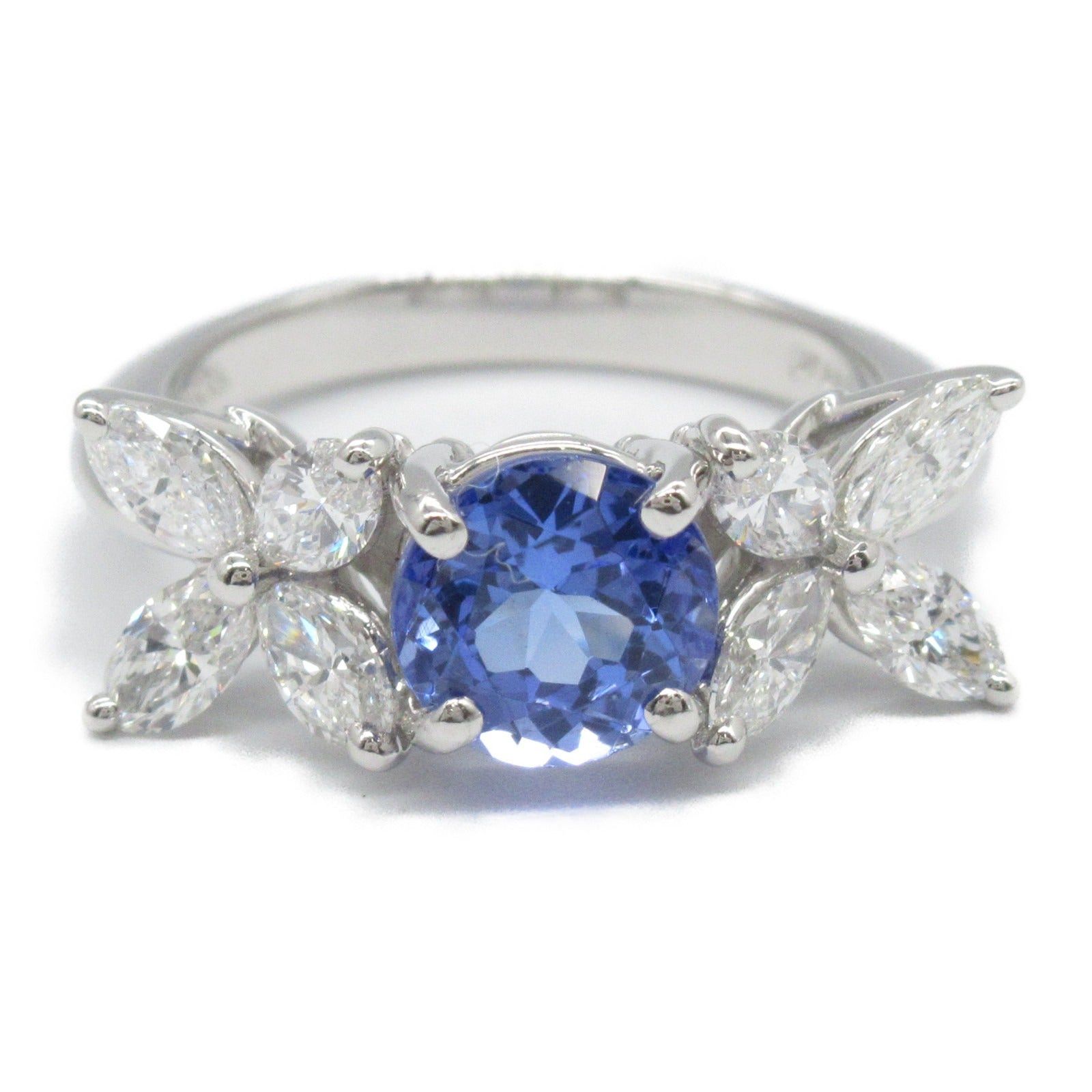 Tiffany & Co. Tiffany Co Victoria Ring Tanzanite Pt950 Platinum Diamond Blue Clear Size ONE SIZE - 2 Thumbnail