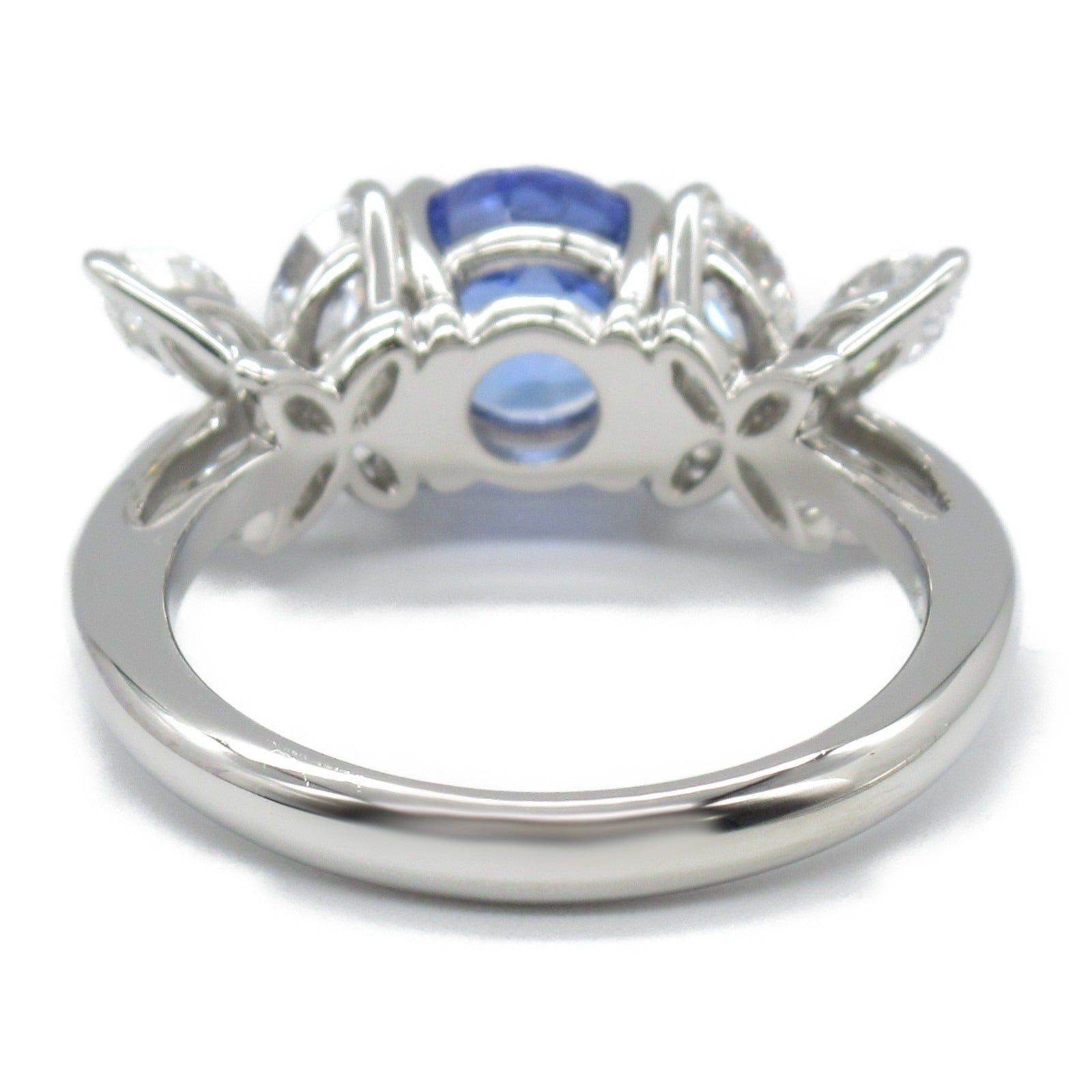 Tiffany & Co. Tiffany Co Victoria Ring Tanzanite Pt950 Platinum Diamond Blue Clear Size ONE SIZE - 3 Thumbnail