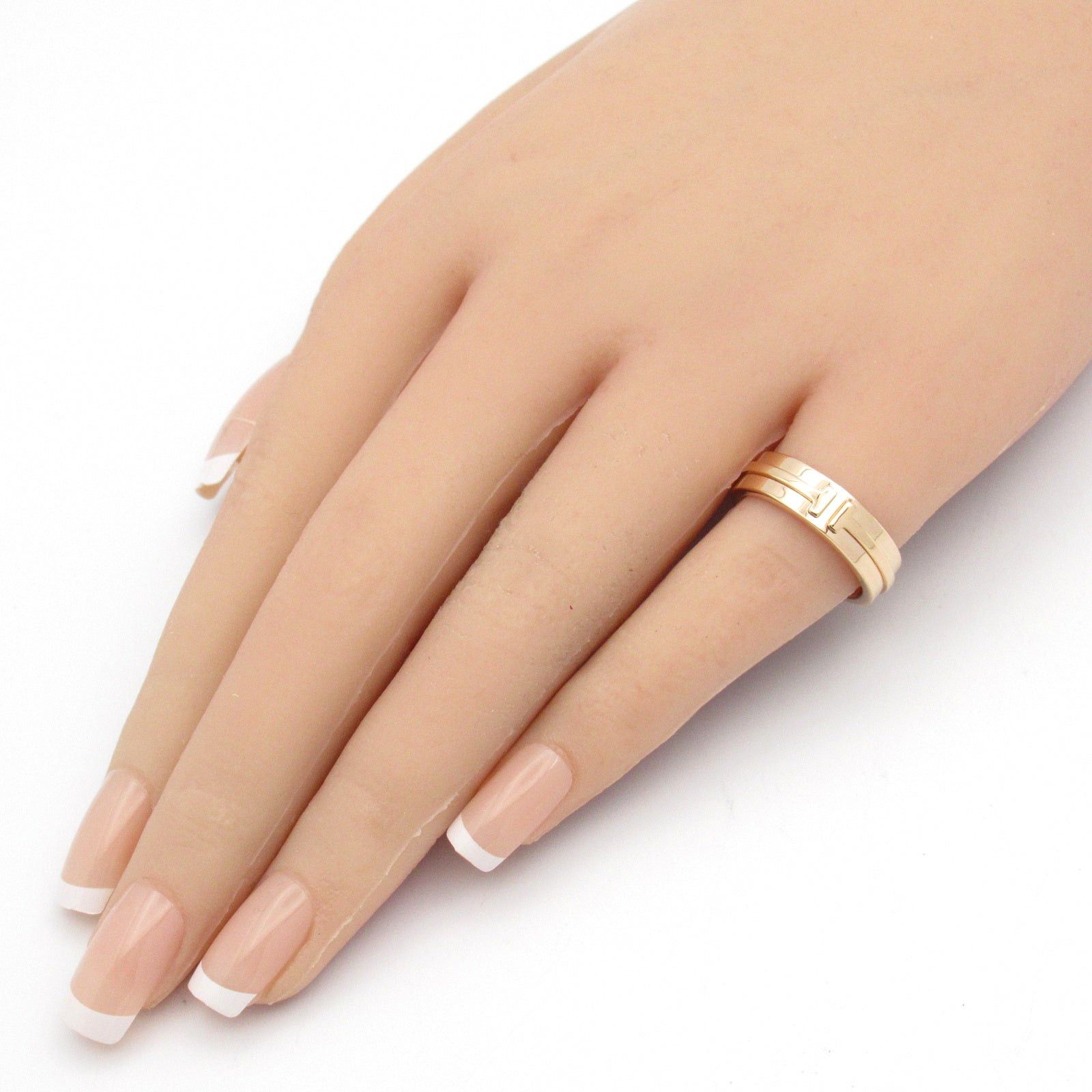 Tiffany & Co. Tiffany Co T Two Ring K18Pg (Pink Gold) Gold Size ONE SIZE - 7 Thumbnail