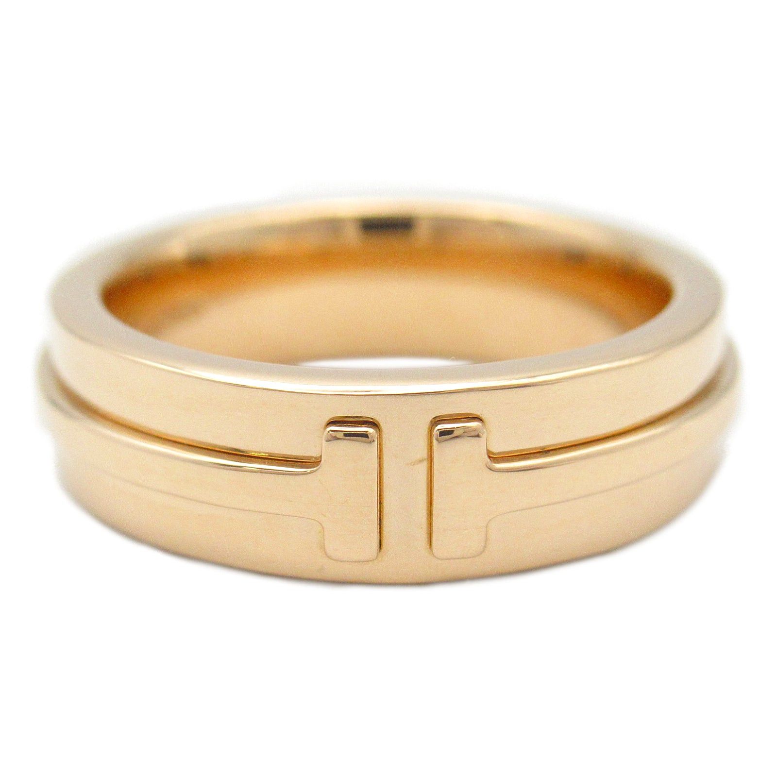 Tiffany & Co. Tiffany Co T Two Ring K18Pg (Pink Gold) Gold Size ONE SIZE - 2 Thumbnail