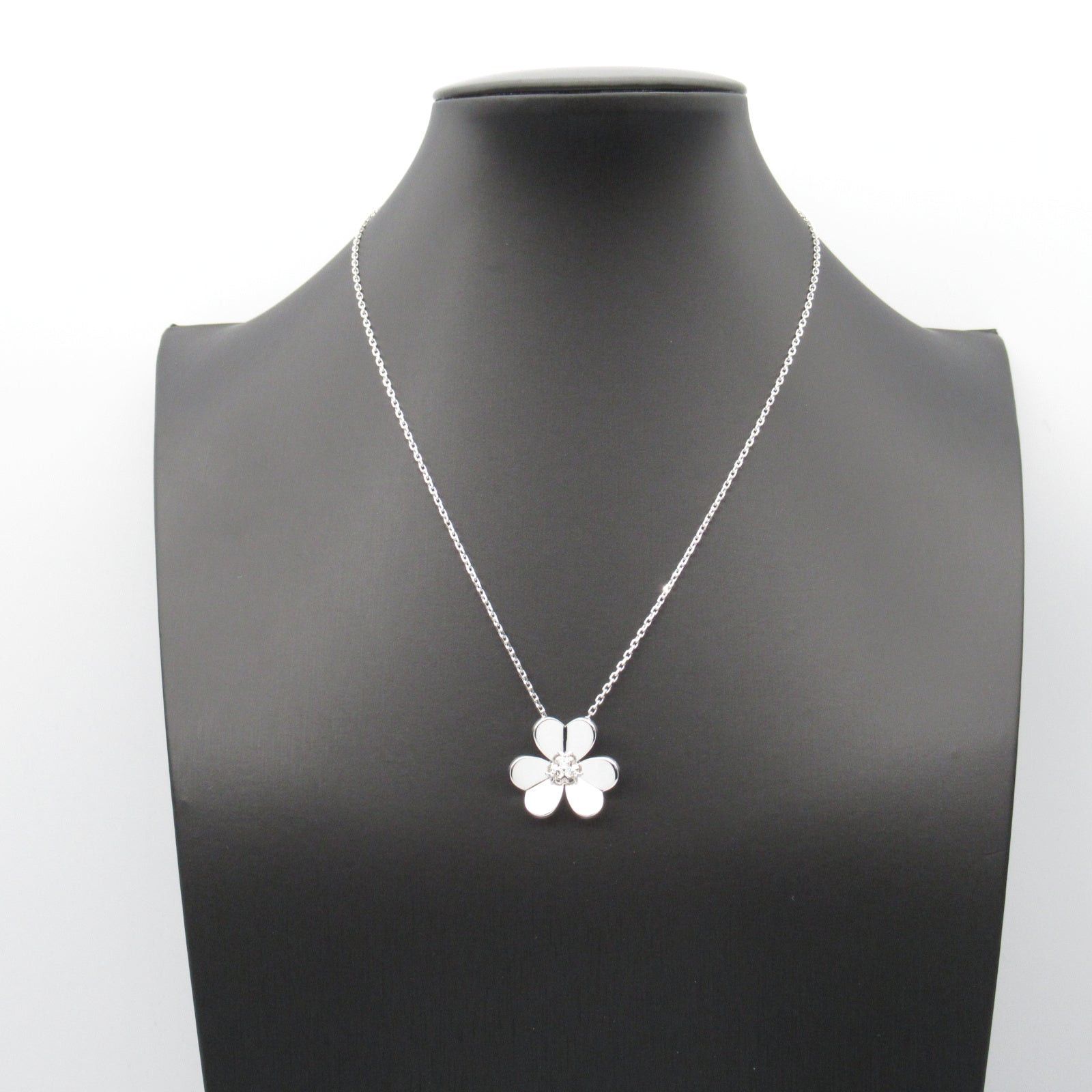 Van Cleef & Arpels Van Cleef Arpels Frivole Large Diamond Necklace K18Wg (White Gold) Clear Size ONE SIZE - 9 Thumbnail