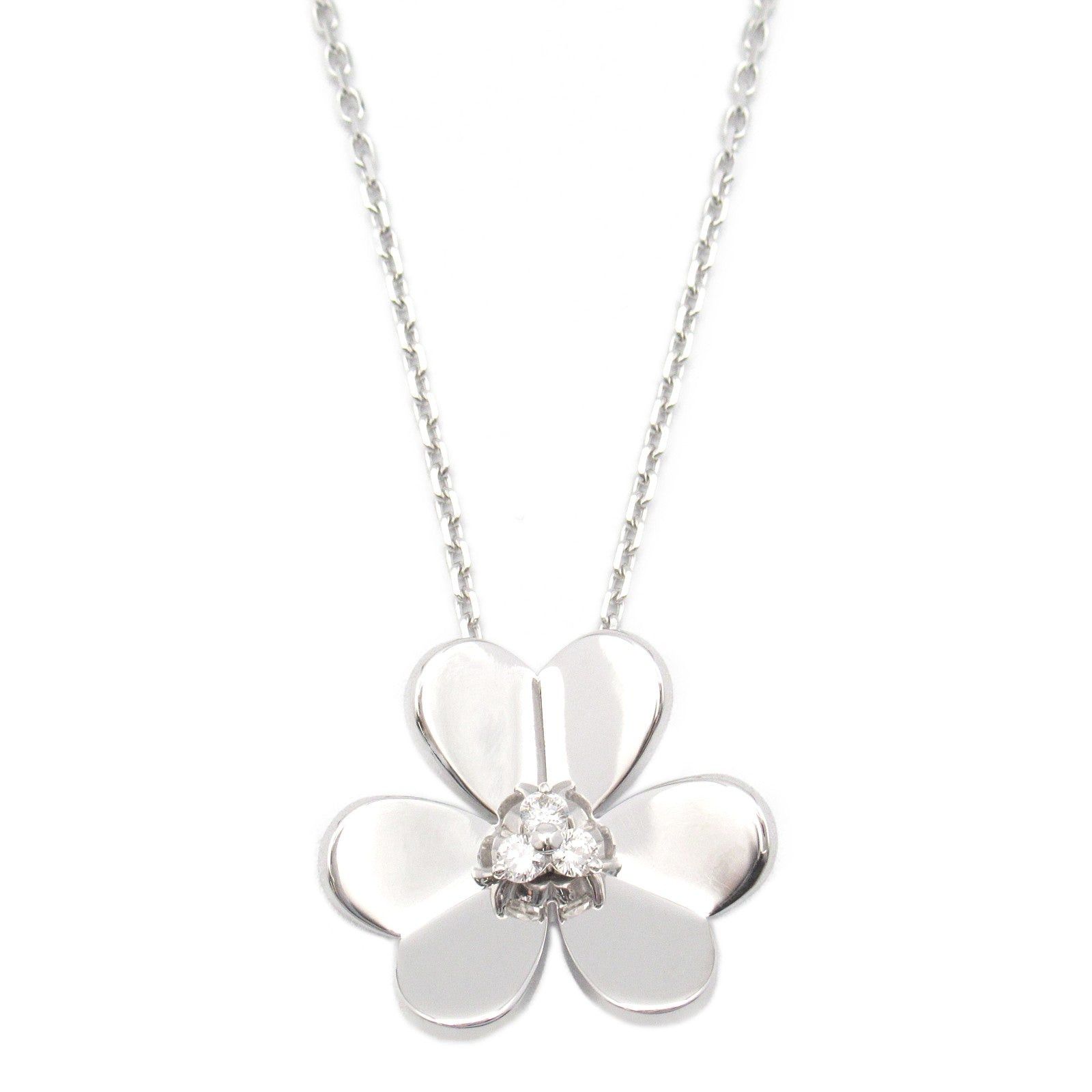 Van Cleef & Arpels Van Cleef Arpels Frivole Large Diamond Necklace K18Wg (White Gold) Clear Size ONE SIZE - 2 Thumbnail