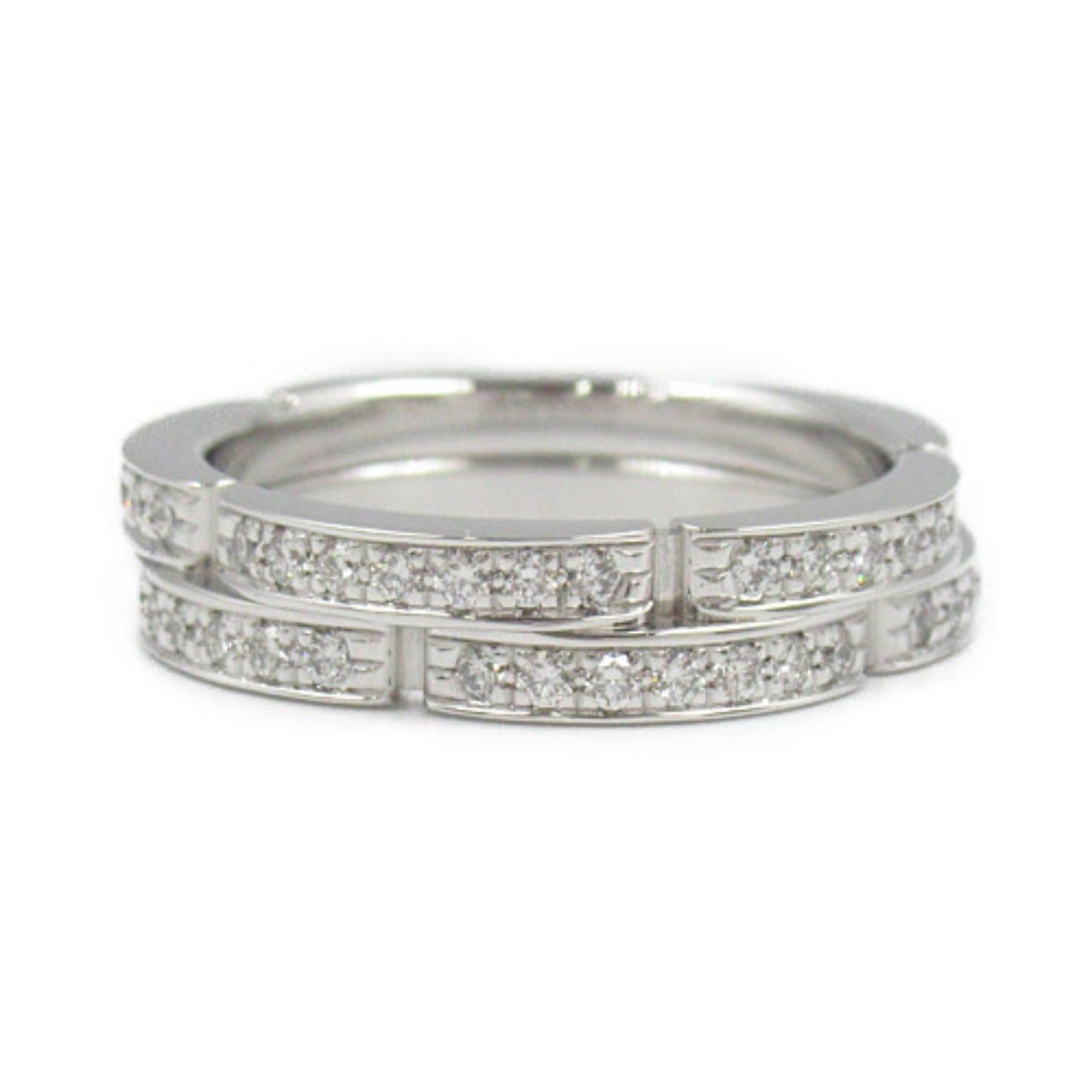 Cartier Cartier Mailon Panthère Diamond Ring K18Wg (White Gold) Clear Size ONE SIZE - 2 Thumbnail