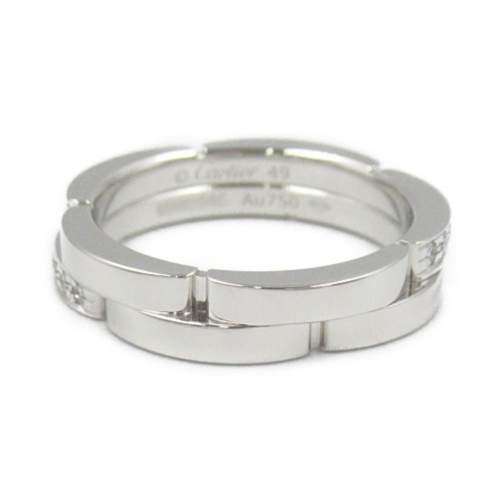 Cartier Cartier Mailon Panthère Diamond Ring K18Wg (White Gold) Clear Size ONE SIZE - 3 Thumbnail