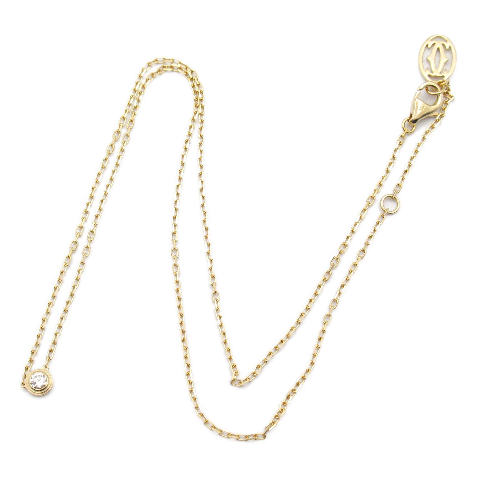 Cartier Cartier Damour Small Diamond Necklace K18 (Yellow Gold) Clear Size ONE SIZE - 3 Thumbnail