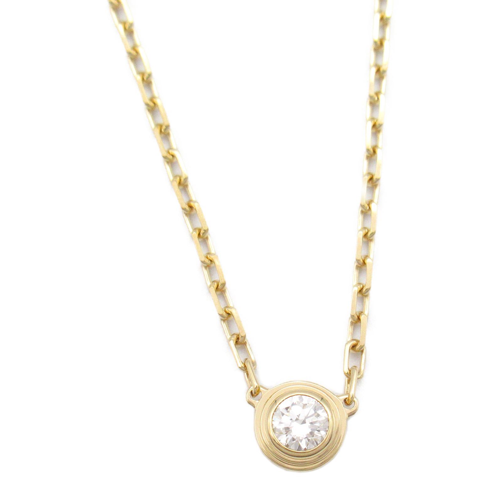 Cartier Cartier Damour Small Diamond Necklace K18 (Yellow Gold) Clear Size ONE SIZE - 2 Thumbnail
