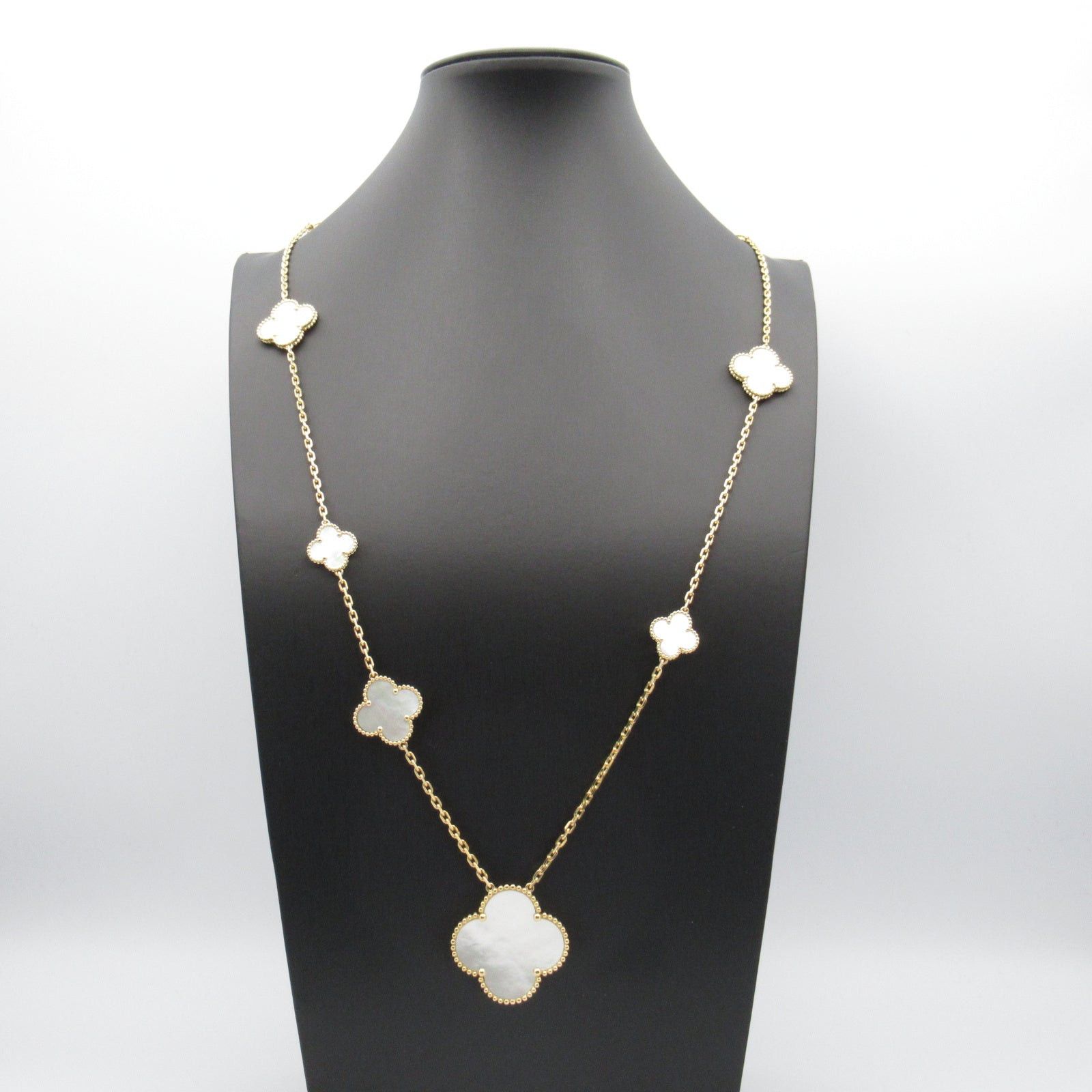 Van Cleef & Arpels Van Cleef Arpels Magic Alhambra 11 Motifs Mother Of Pearl Necklace K18 (Yellow Gold) White Size ONE SIZE - 7 Thumbnail