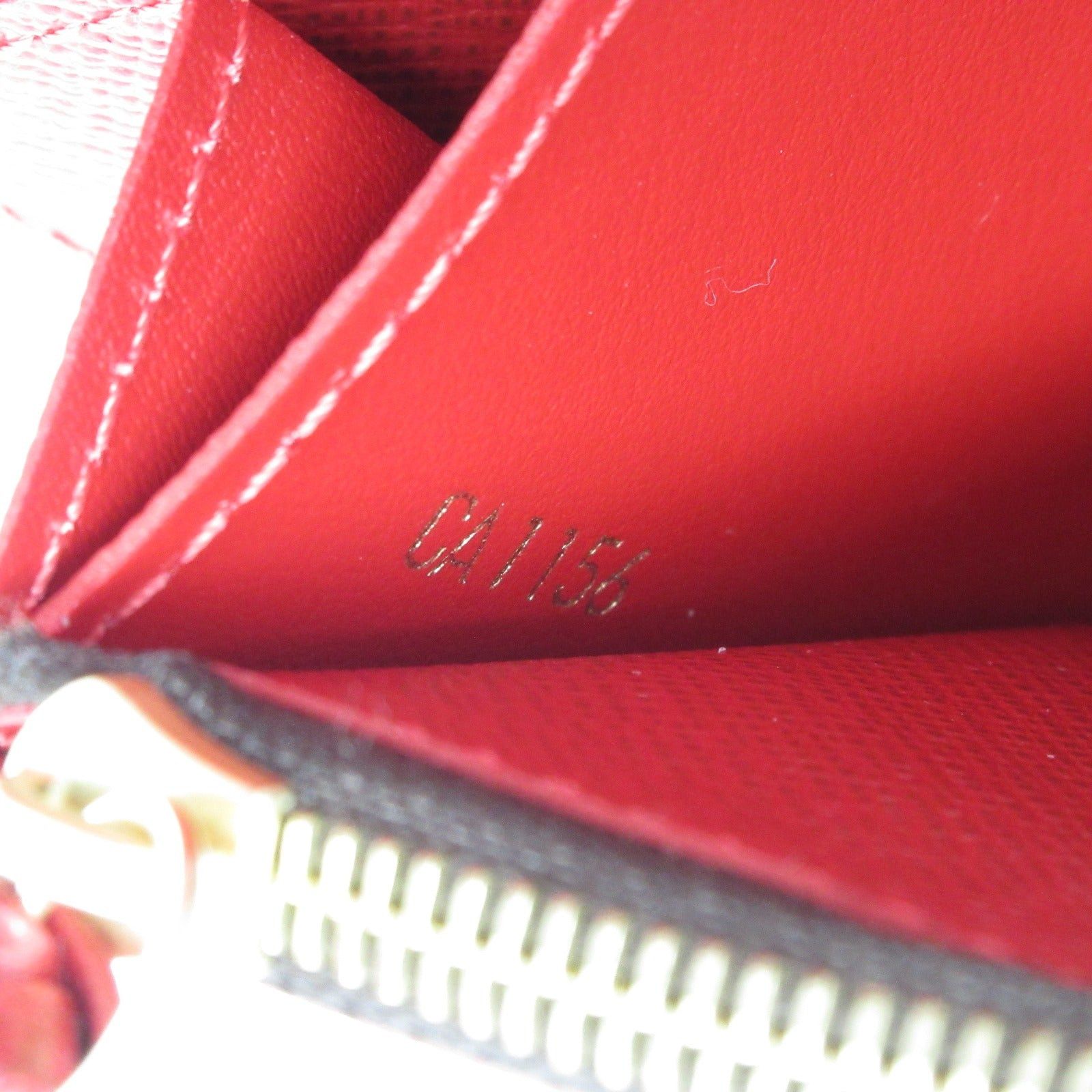 Louis Vuitton Louis Vuitton Portefeuil Kaisa Bi-Fold Long Wallet Coated Canvas Damier Brown Cerise Size ONE SIZE - 8 Thumbnail