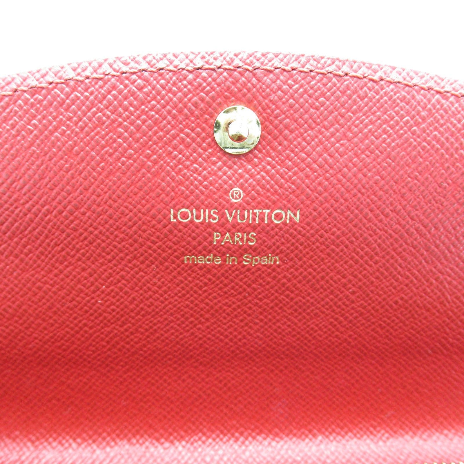 Louis Vuitton Louis Vuitton Portefeuil Kaisa Bi-Fold Long Wallet Coated Canvas Damier Brown Cerise Size ONE SIZE - 7 Thumbnail