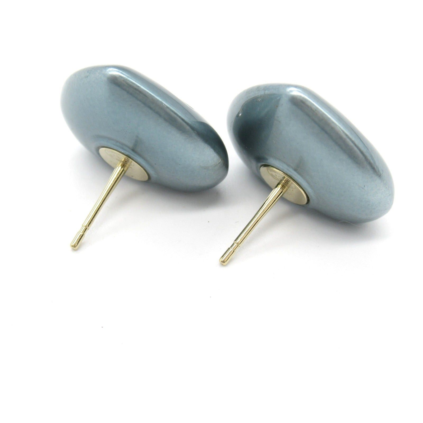 Chanel Chanel Heart Earrings Plating Blue Size ONE SIZE - 3 Thumbnail