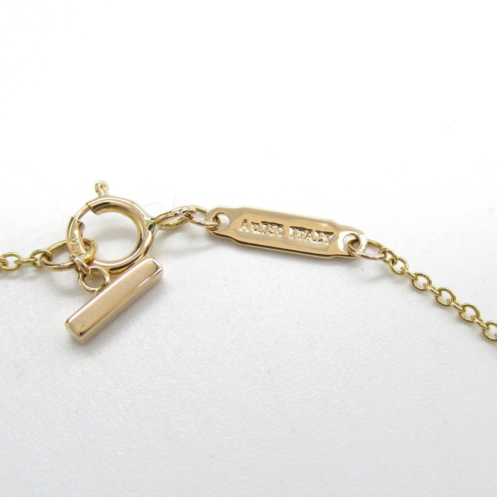 Tiffany & Co. Tiffany Co T Smile Mini Necklace K18 (Yellow Gold) Gold Size ONE SIZE - 4 Thumbnail