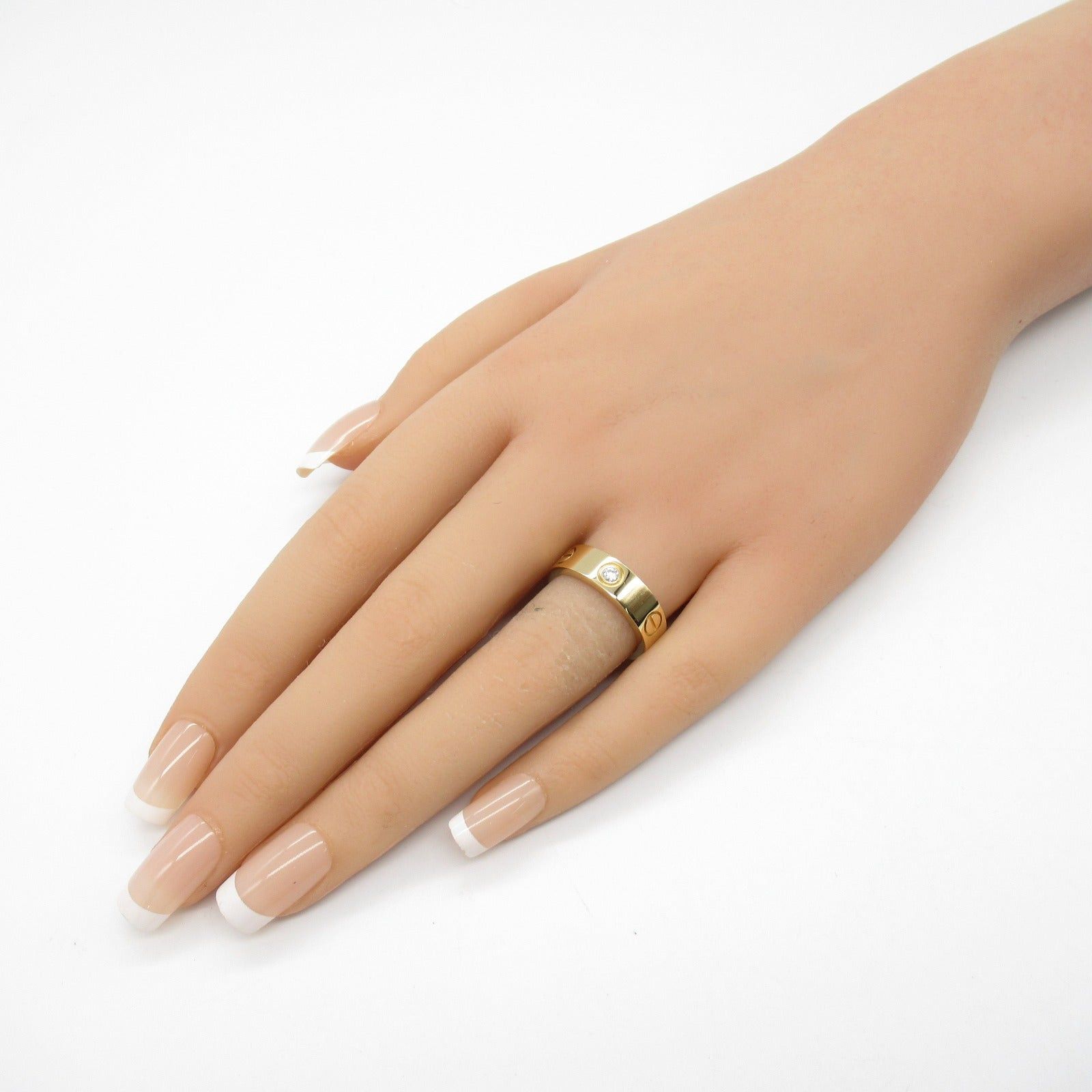 Cartier Cartier Love Ring 3P Diamond K18 (Yellow Gold) Clear Size ONE SIZE - 7 Thumbnail