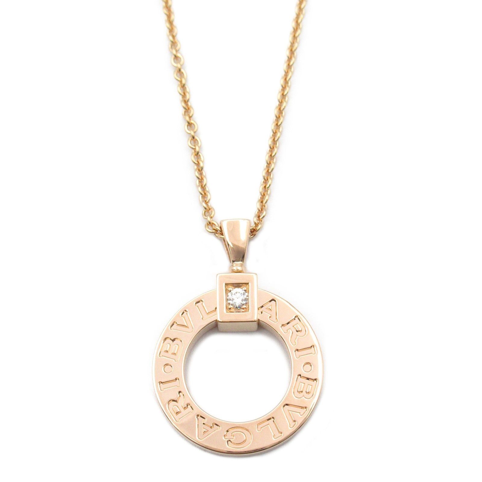 Bvlgari Bvlgari Bulgari Necklace K18Pg (Pink Gold) Diamond Clear Size ONE SIZE - 2 Thumbnail